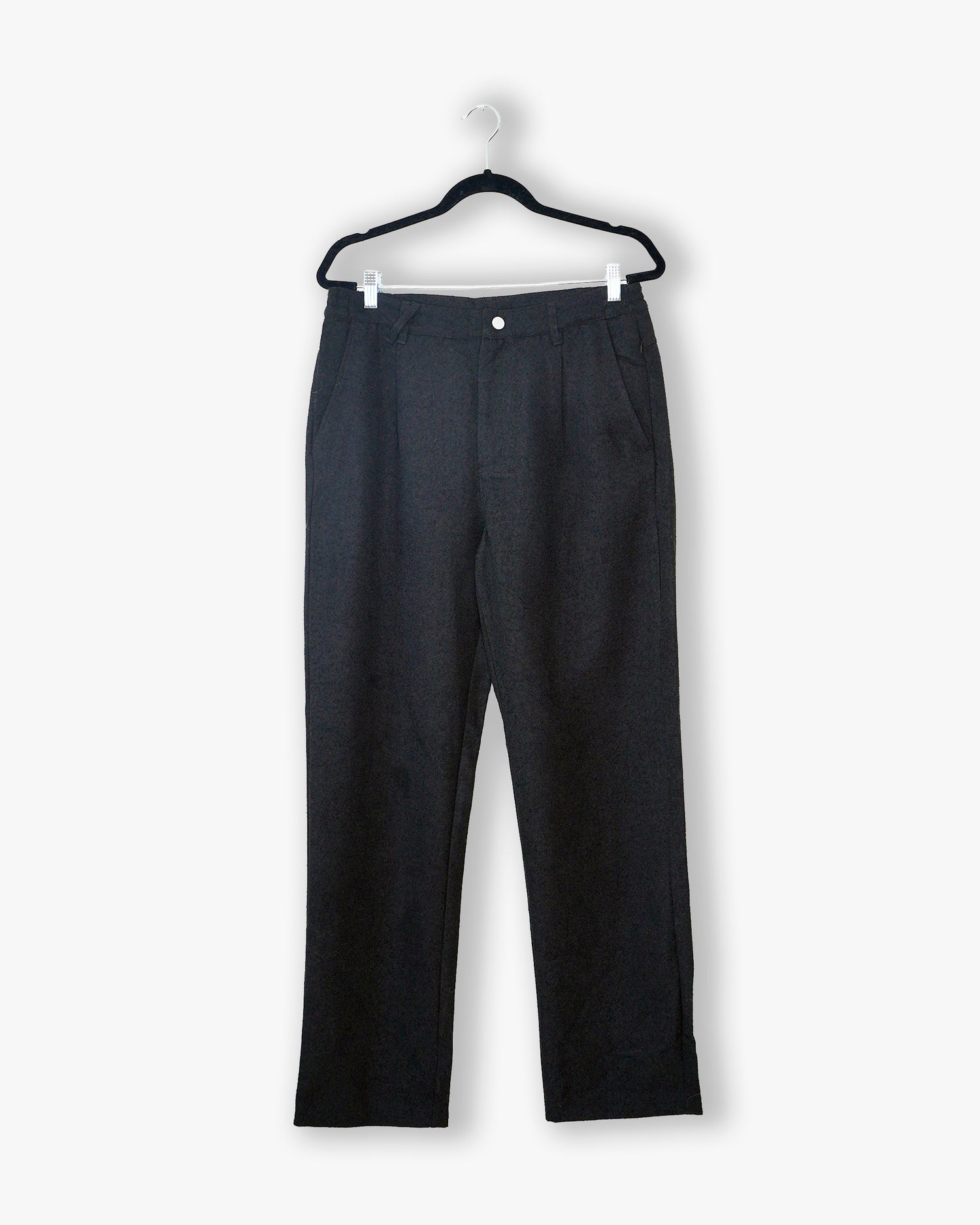 [#134] : Straight Trousers – Black – M