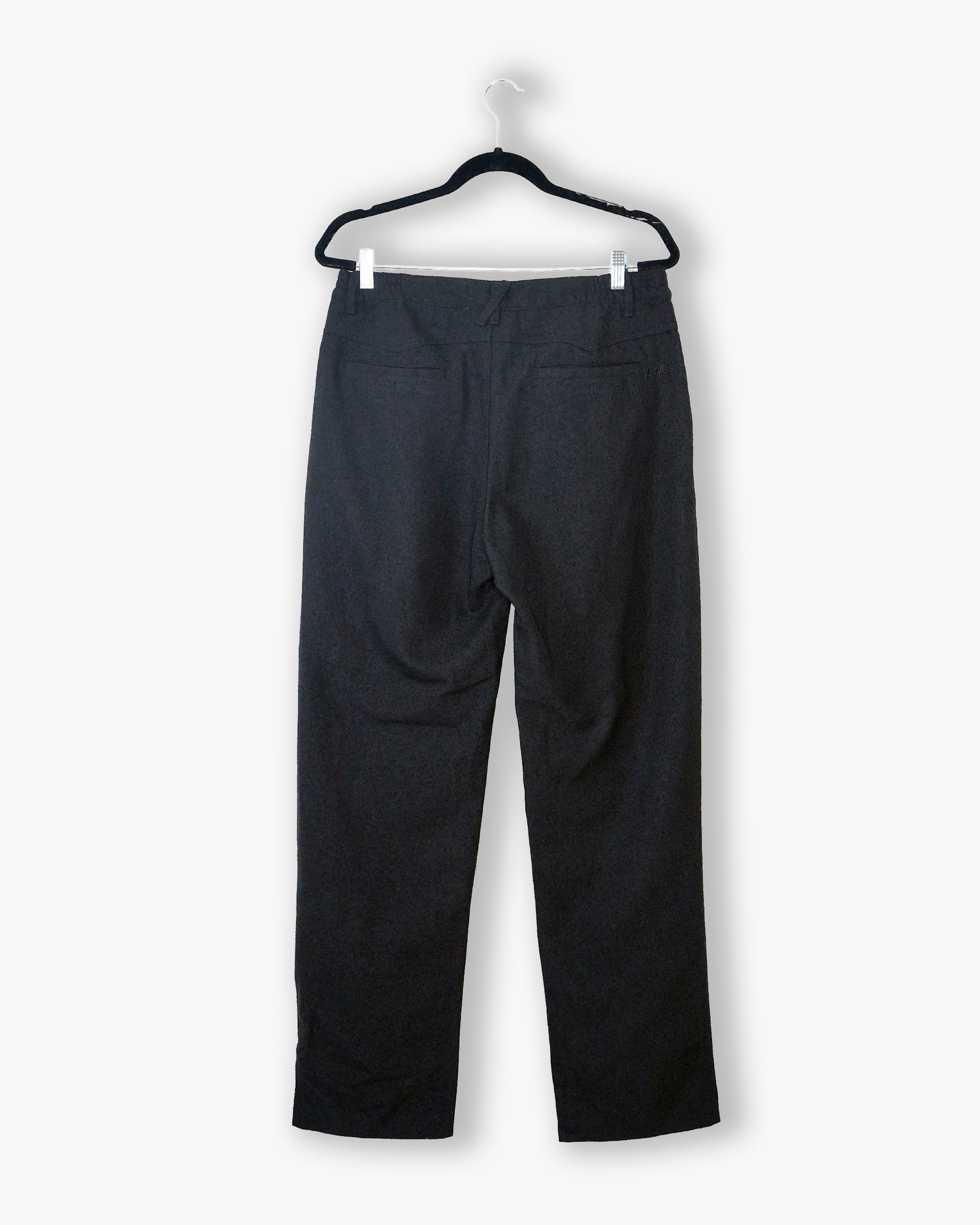 [#134] : Straight Trousers – Black – M
