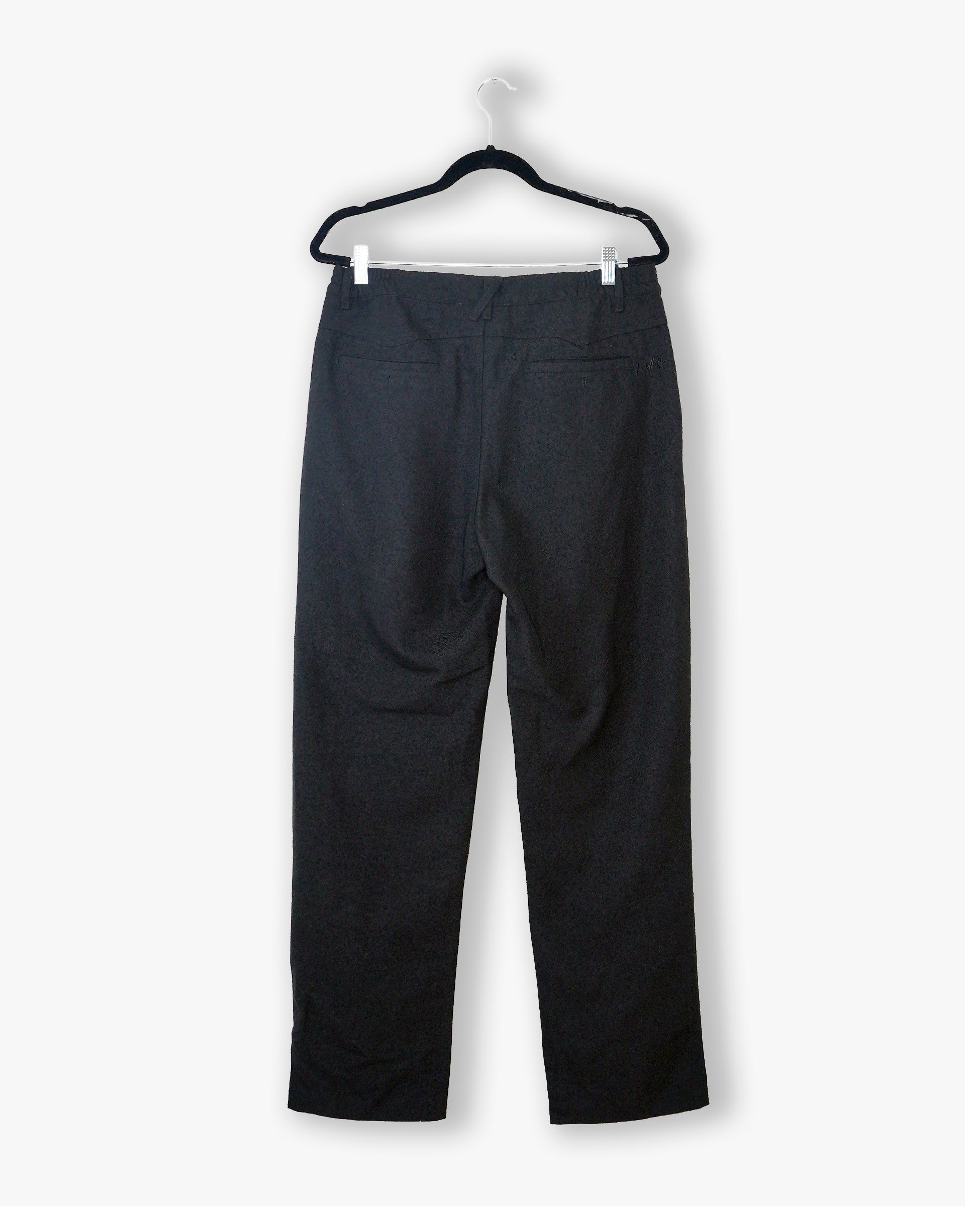 [#134] : Straight Trousers – Black – M