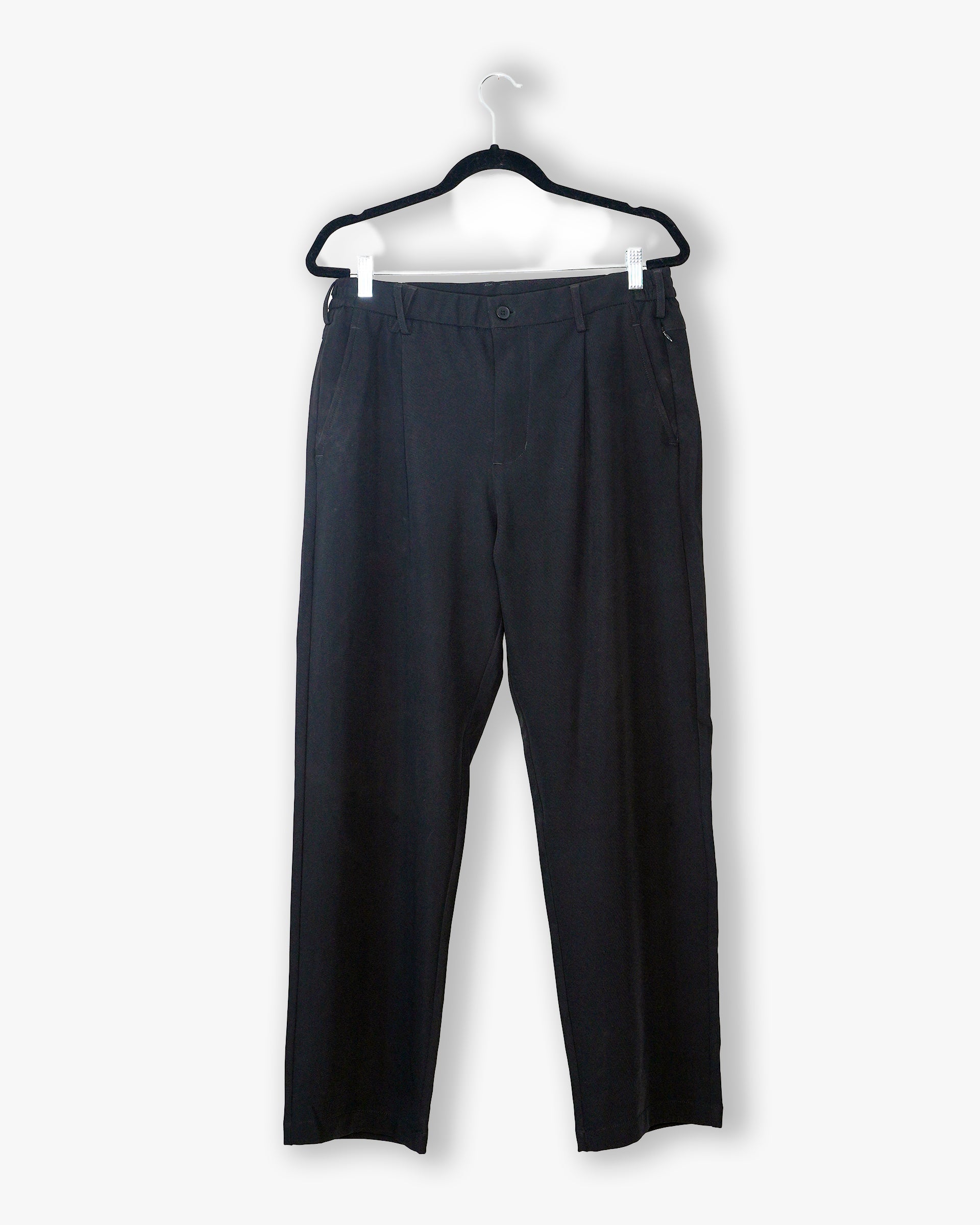 [#139] : Straight Trousers – Black – M
