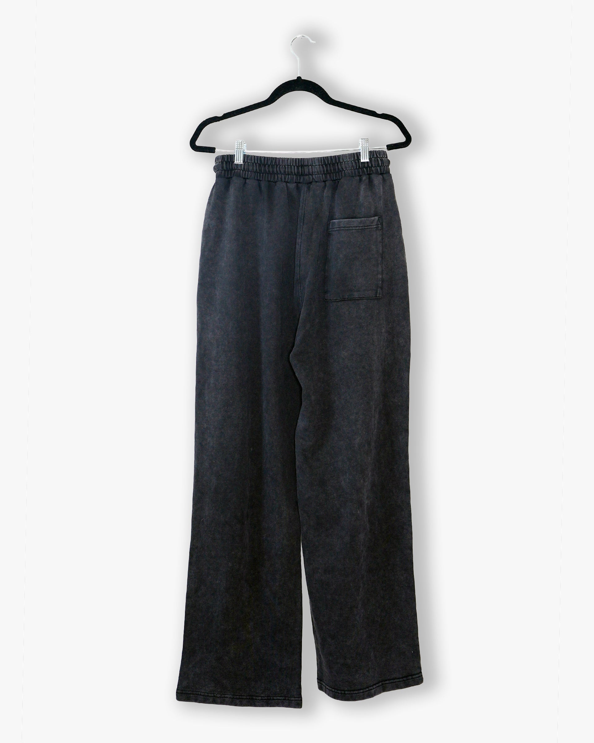 [#145] : Relaxed Joggers – Black – L