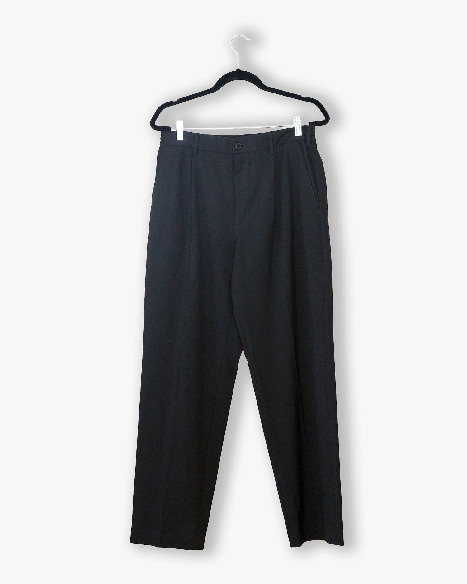 [#150] : Relaxed Trousers – Black – M