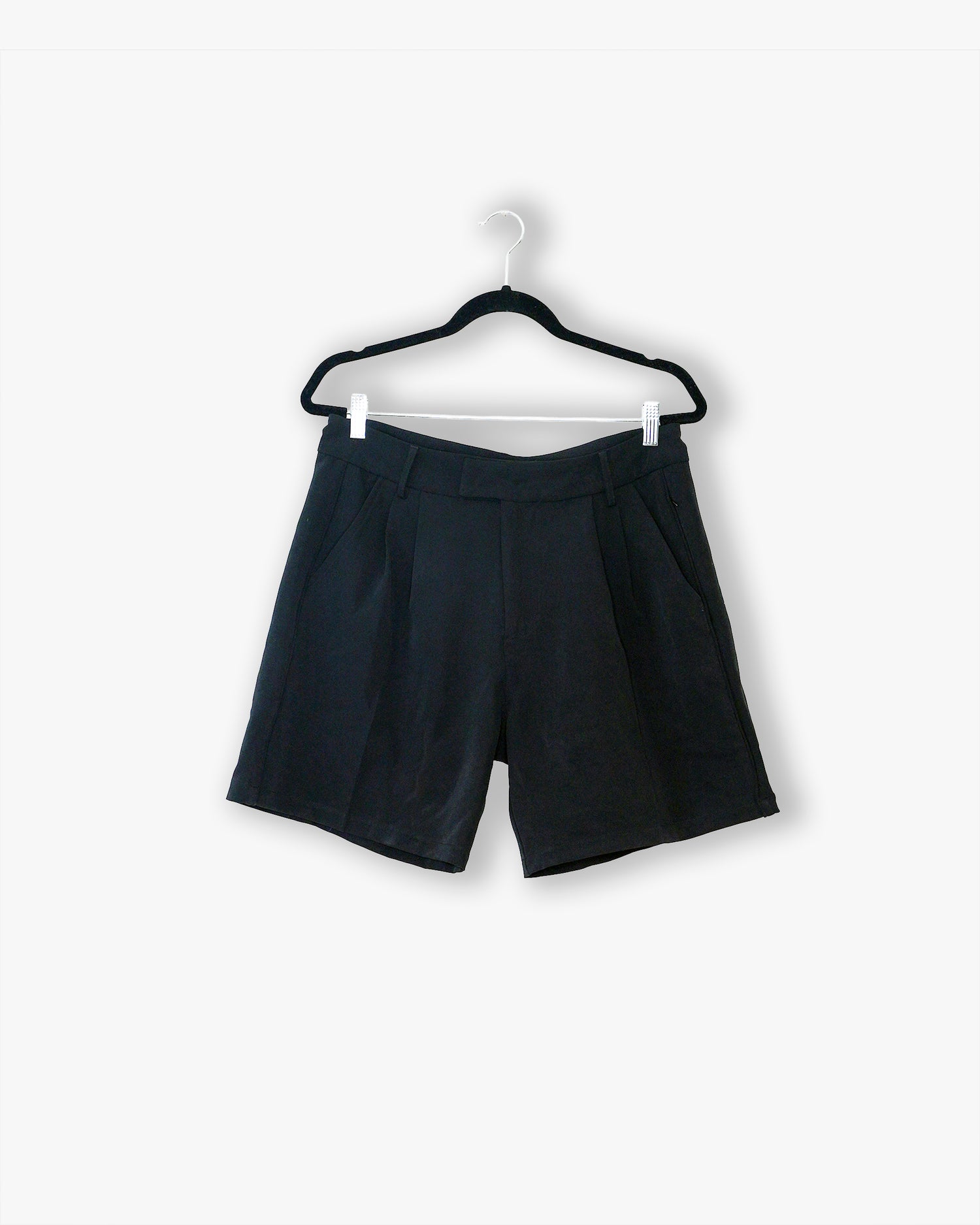 [#167] : Trouser Shorts – Black – M