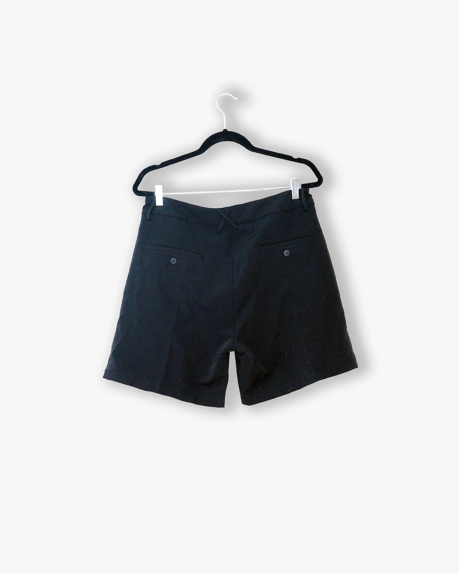 [#167] : Trouser Shorts – Black – M