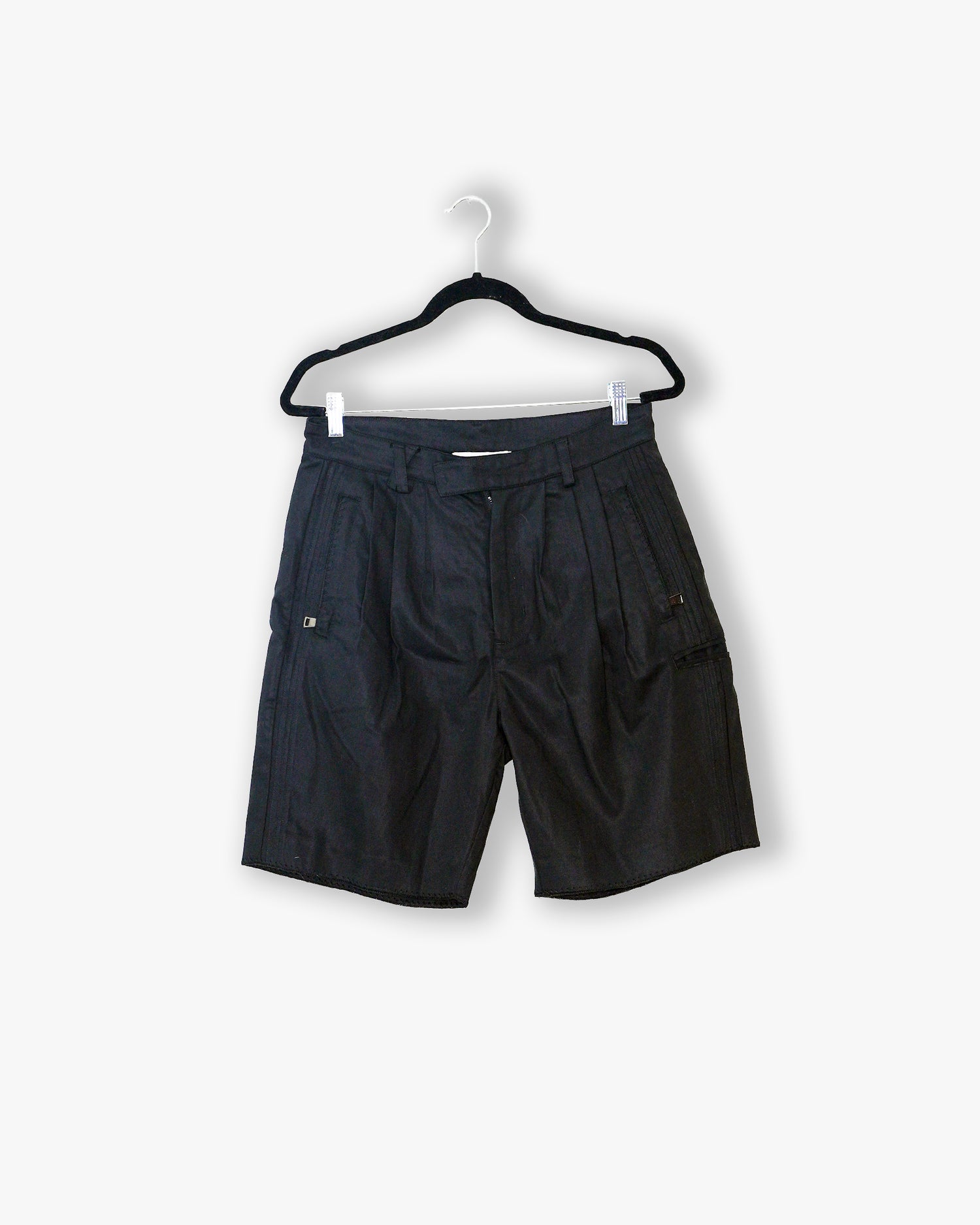 [#170] : Trouser Shorts – Black – M