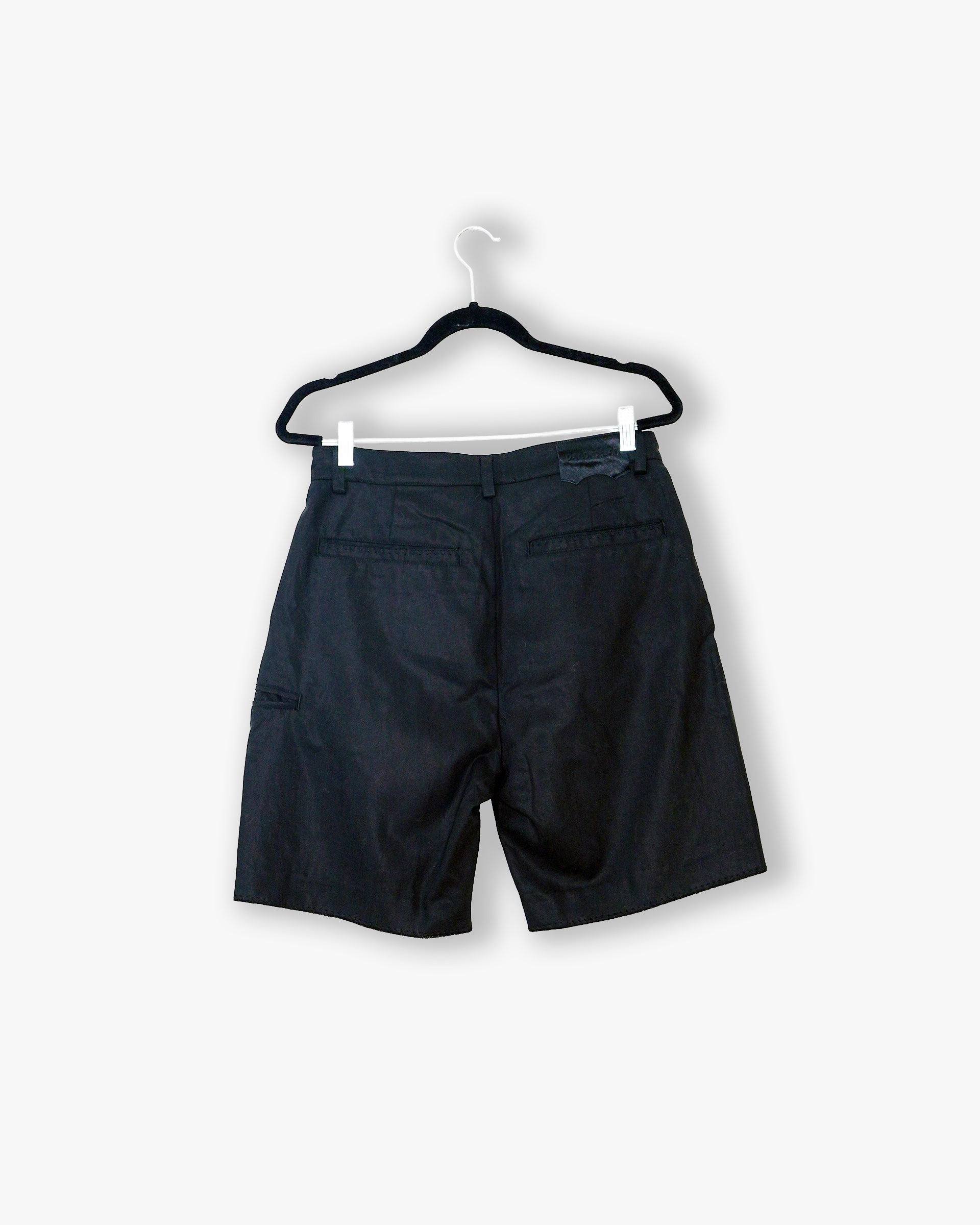 [#170] : Trouser Shorts – Black – M