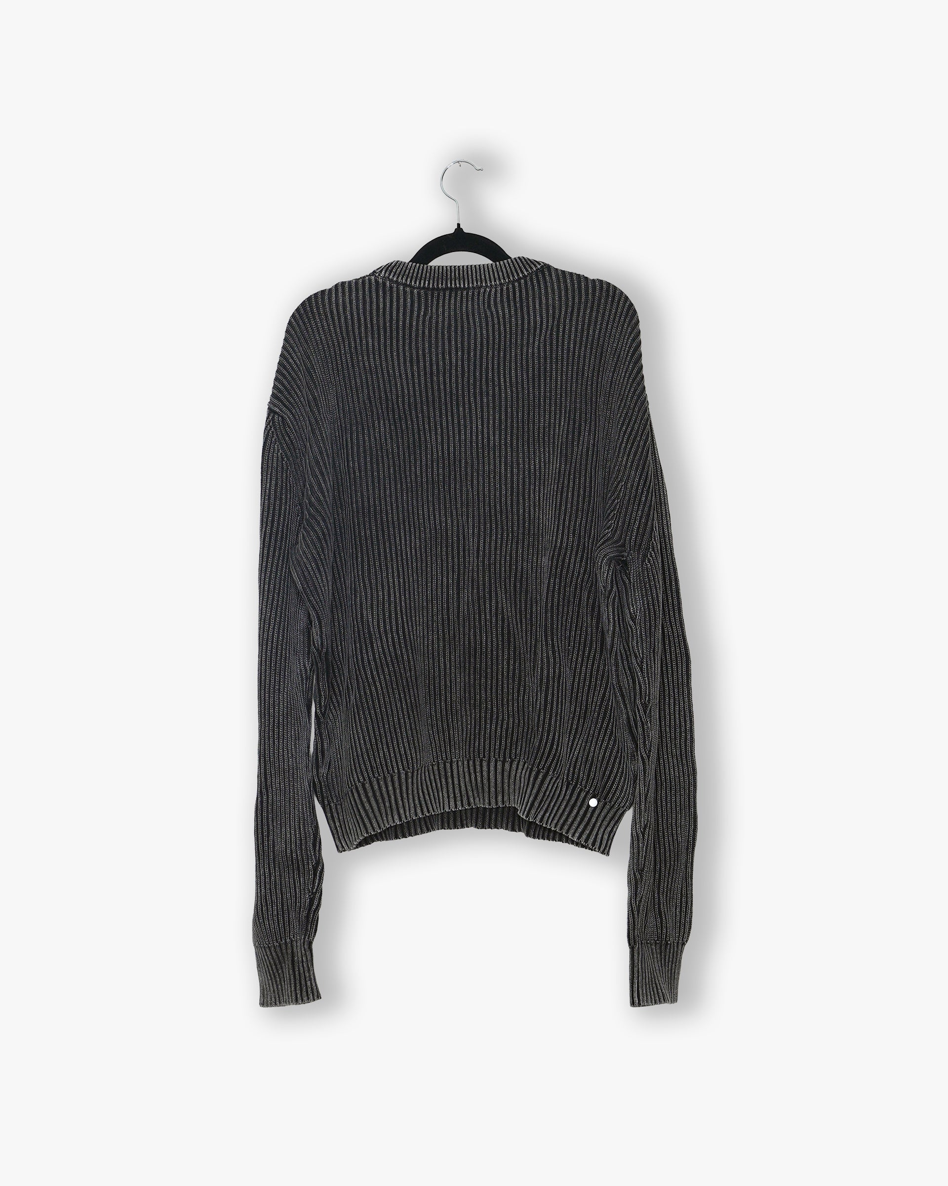 [#187] : Knit Sweater - Vintage Black - M