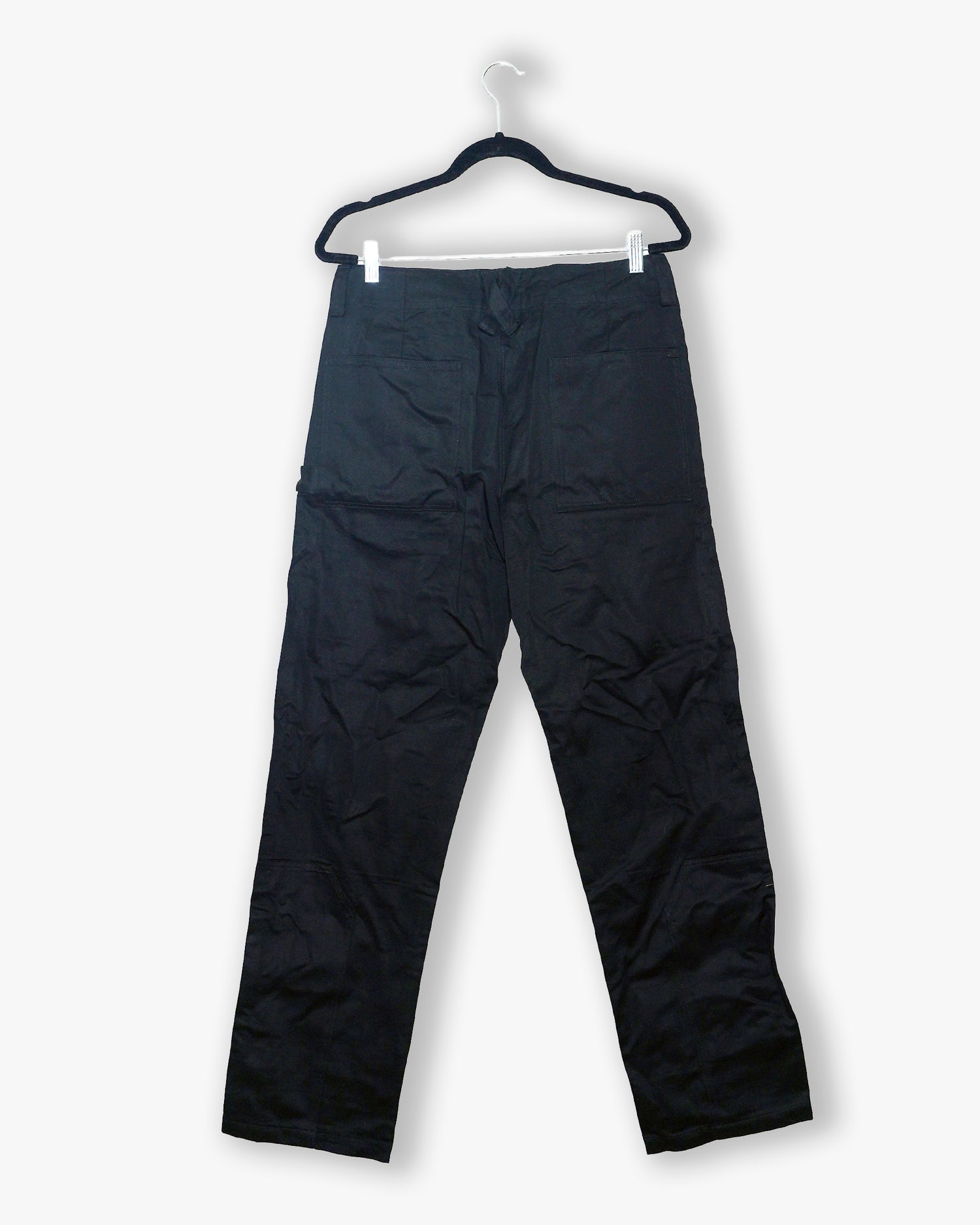 [#225] : Relaxed Straight Fit Pant - Black - M
