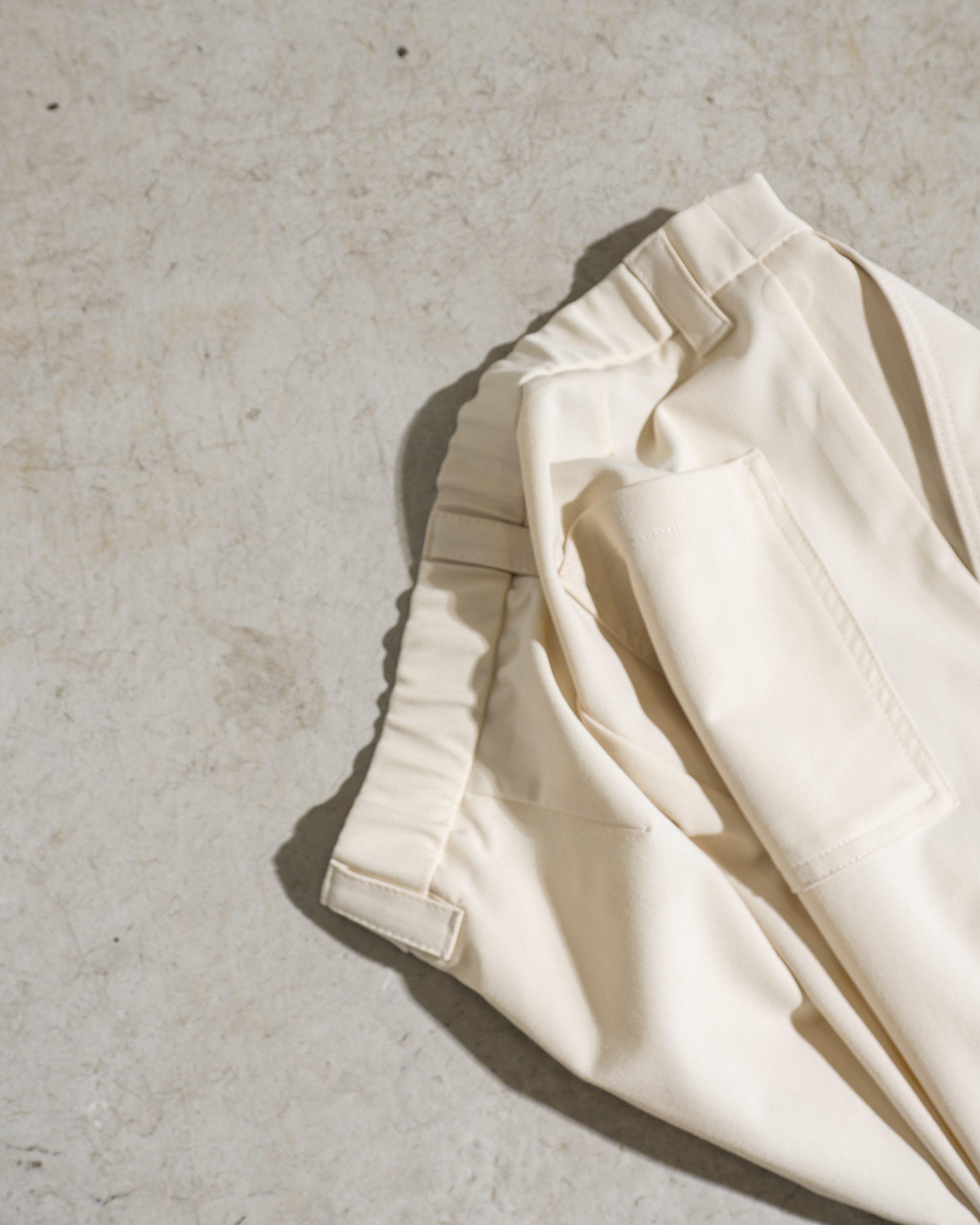 Relaxed Clinton Trousers - Off White