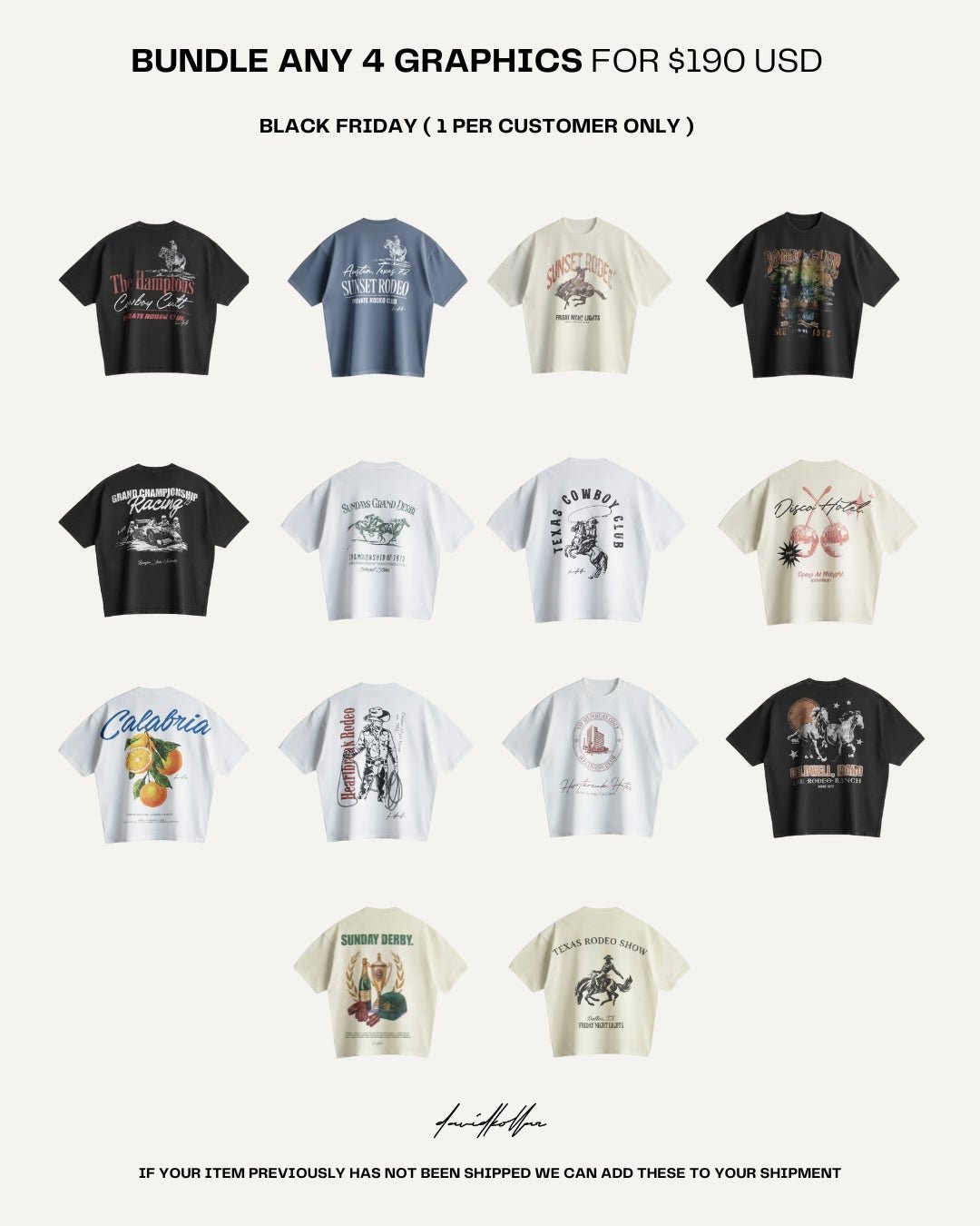 Championship Derby Tee : Off White - BDK