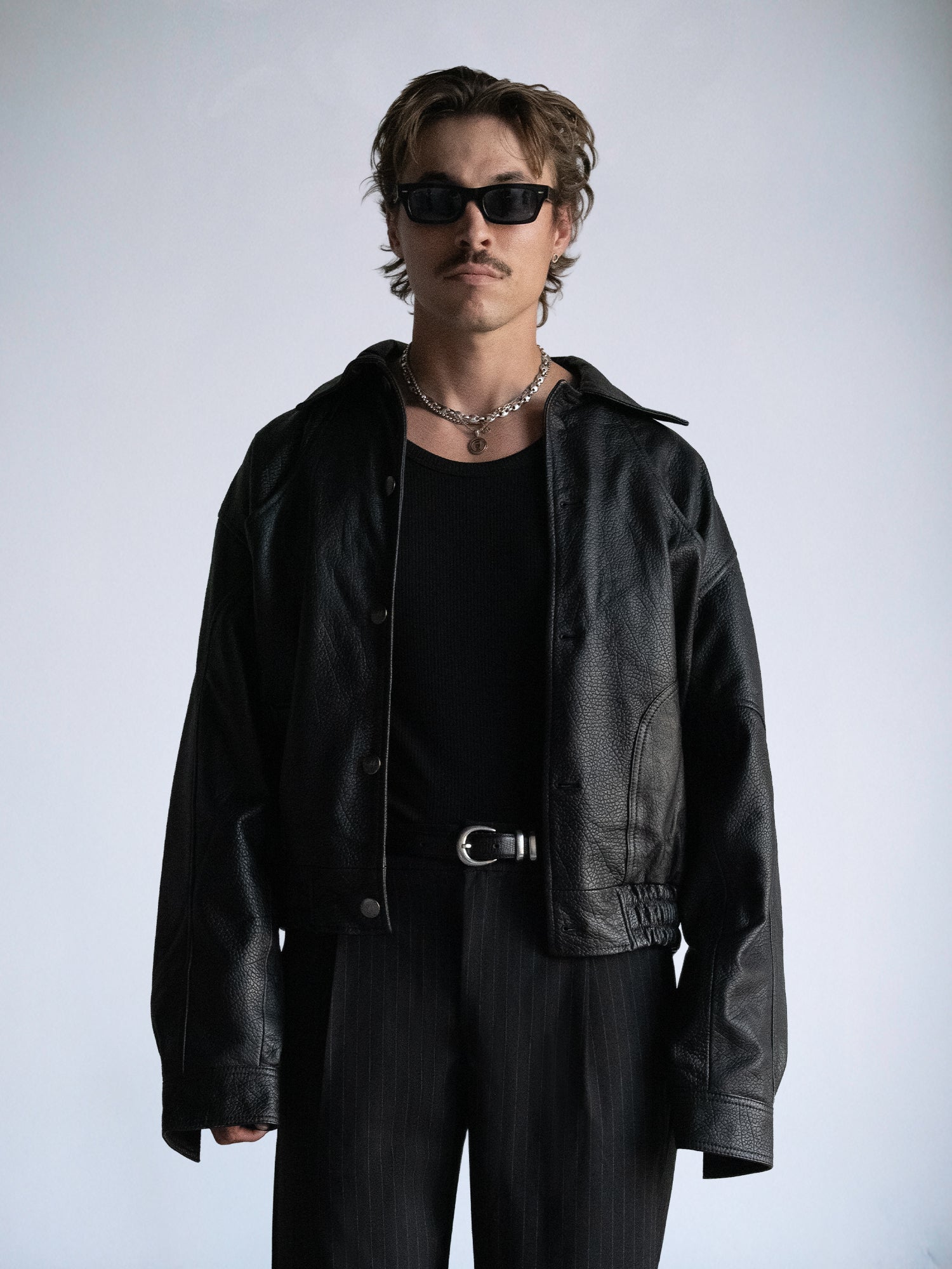 Classic Leather Jacket : Black - BDK