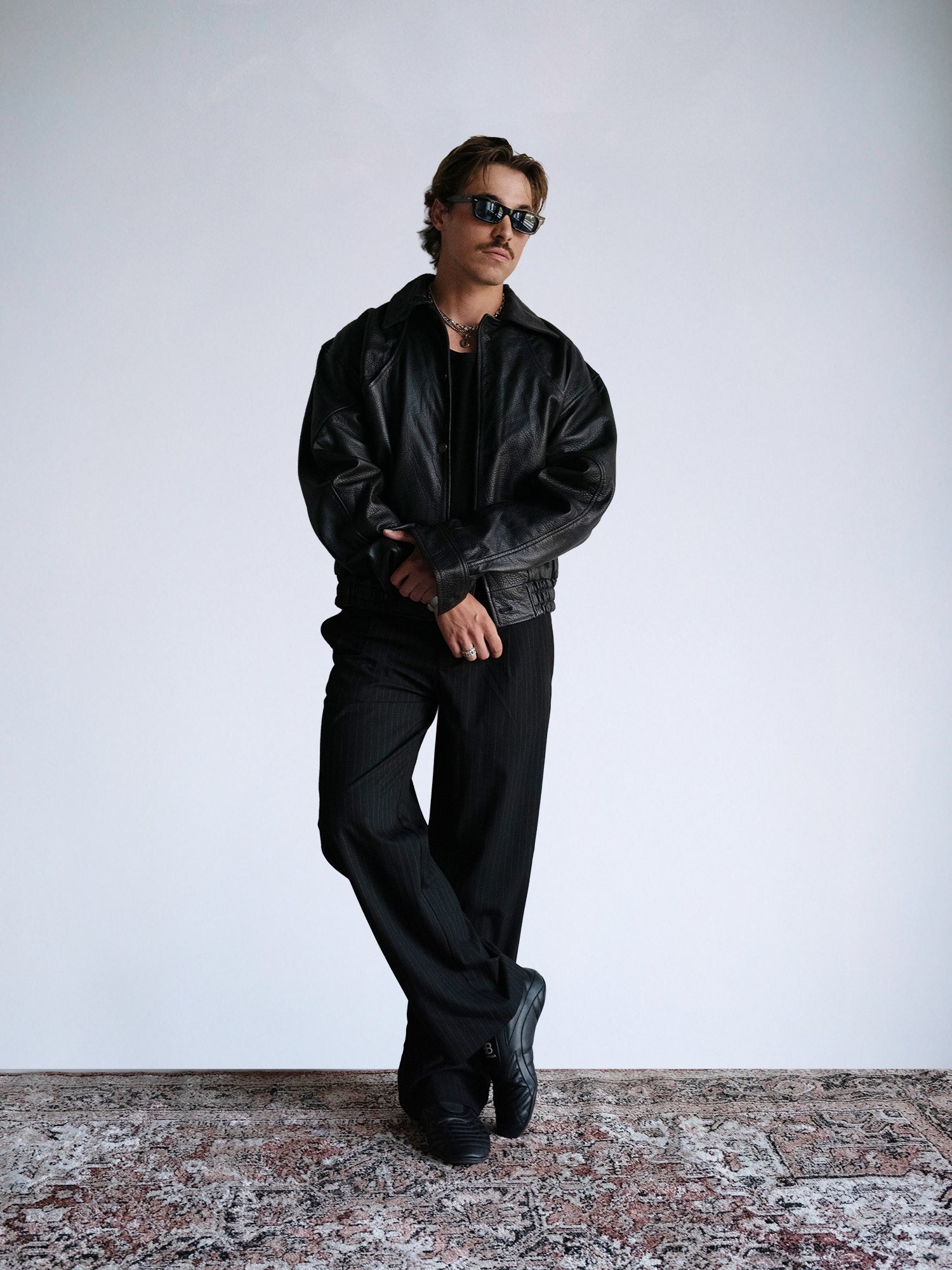 Classic Leather Jacket : Black - BDK