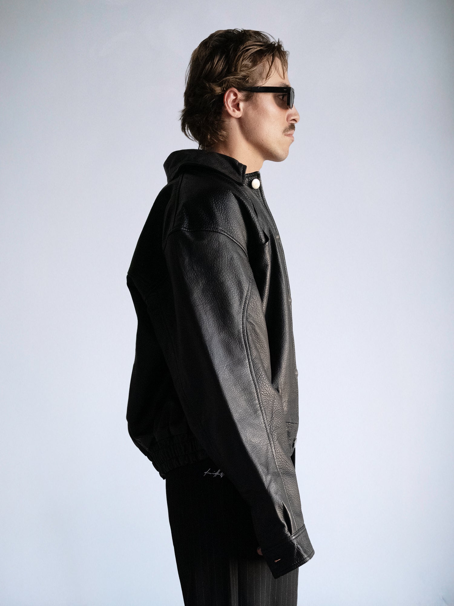 Classic Leather Jacket : Black - BDK