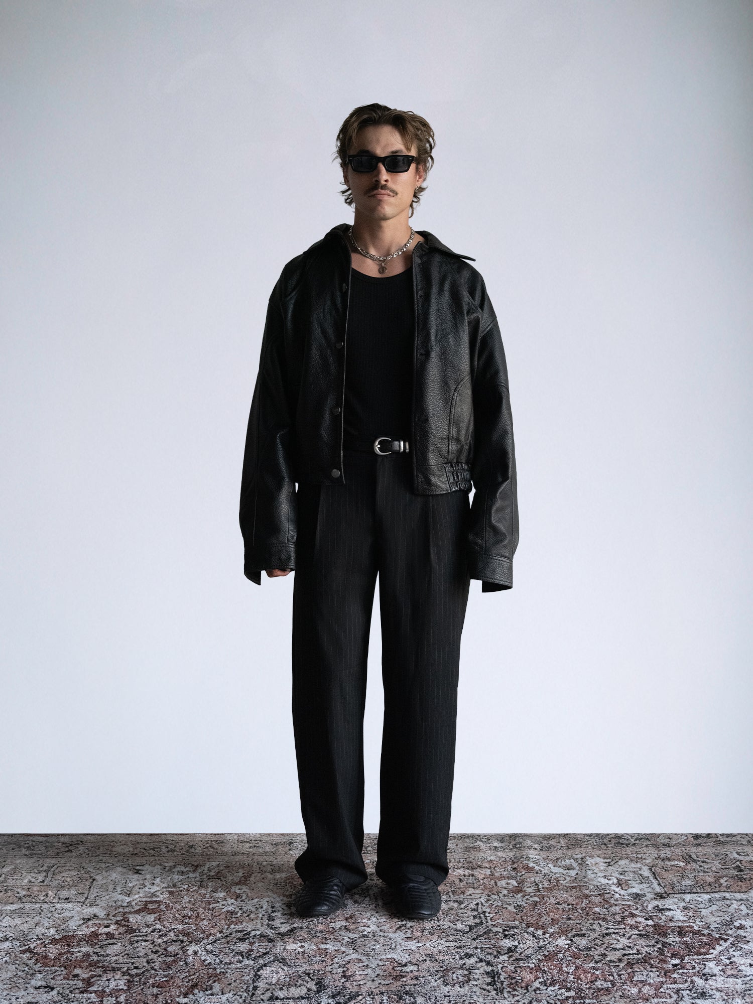 Classic Leather Jacket : Black - BDK