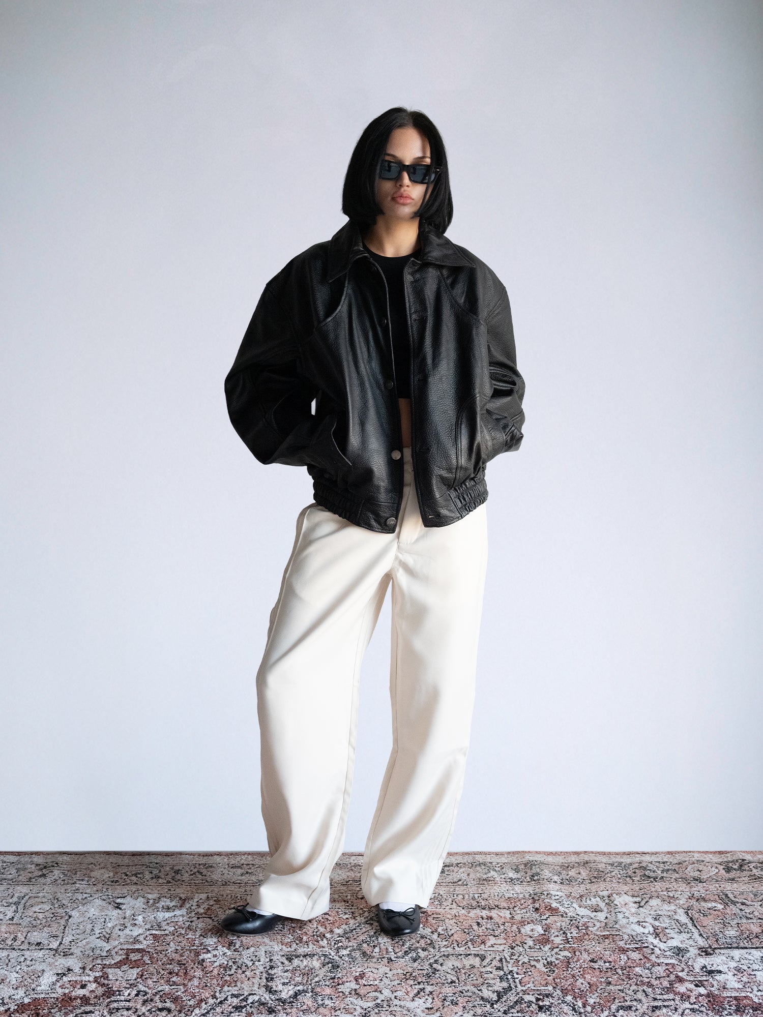 Classic Leather Jacket : Black - BDK