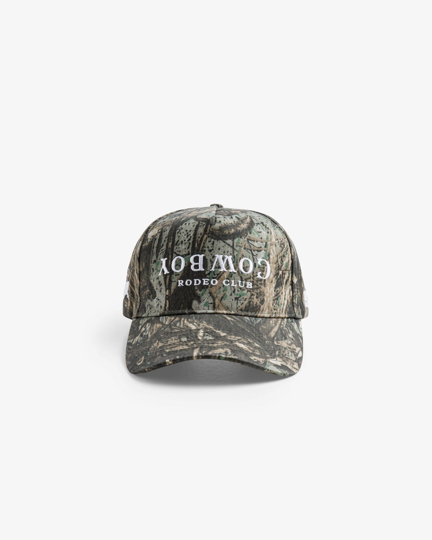 Cowboy Rodeo Club Hat : Forest Print/White - BDK