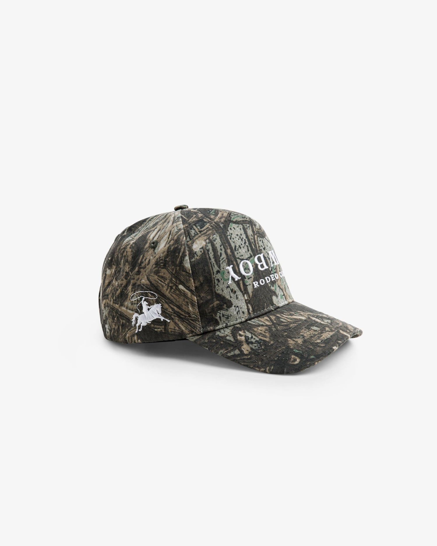 Cowboy Rodeo Club Hat : Forest Print/White - BDK