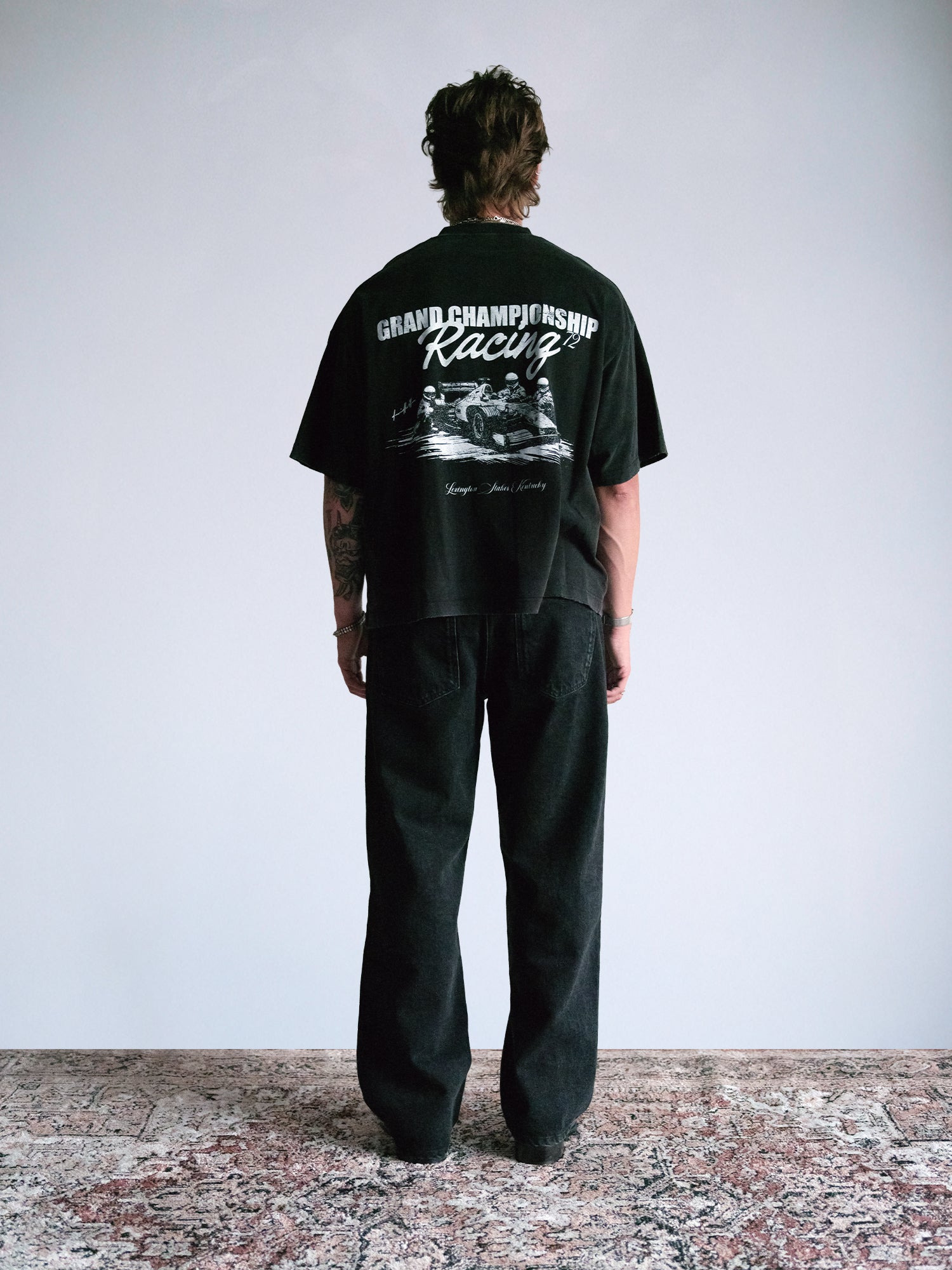 F1 Championship Tee : Caviar Black - BDK