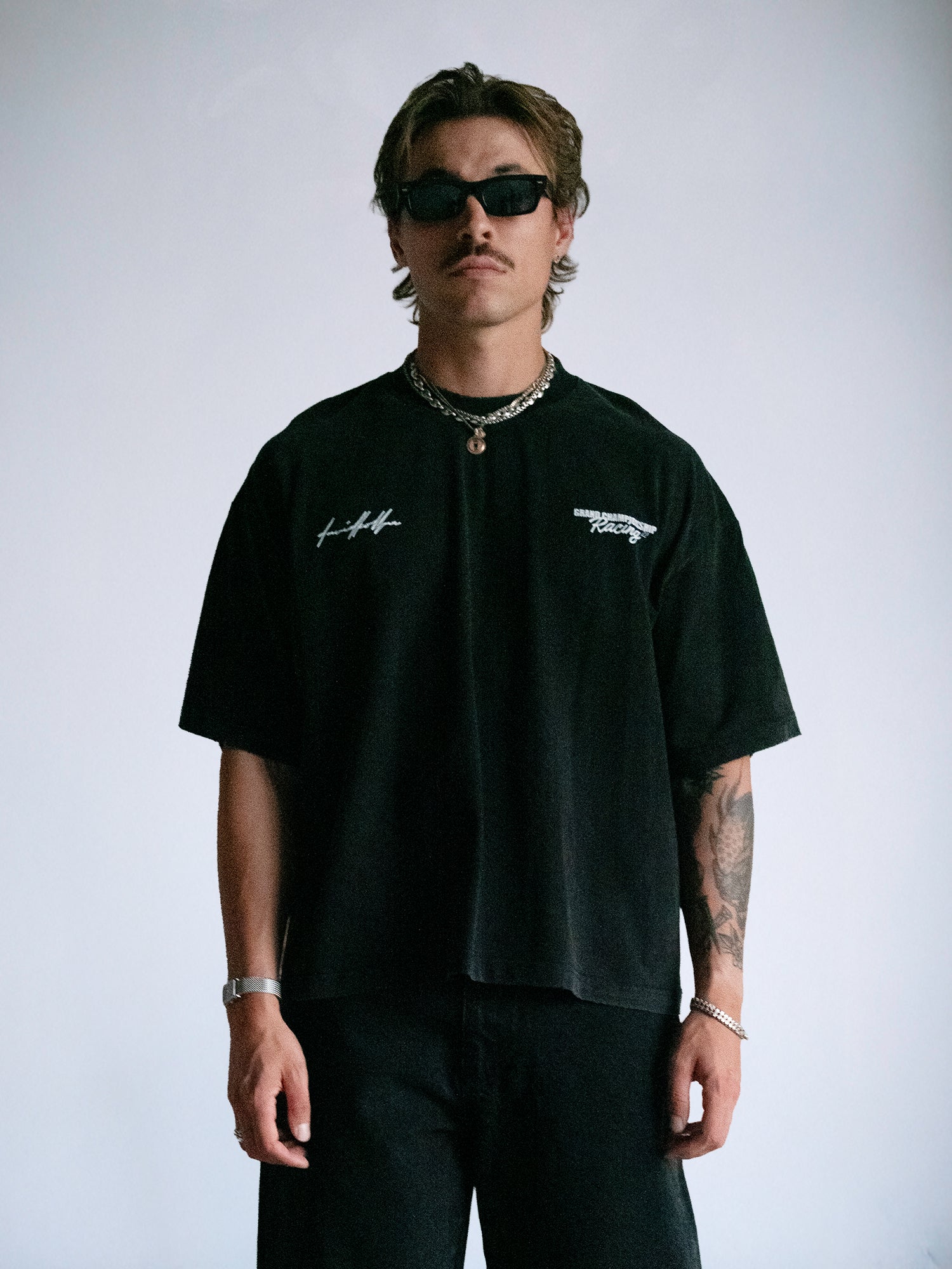 F1 Championship Tee : Caviar Black - BDK