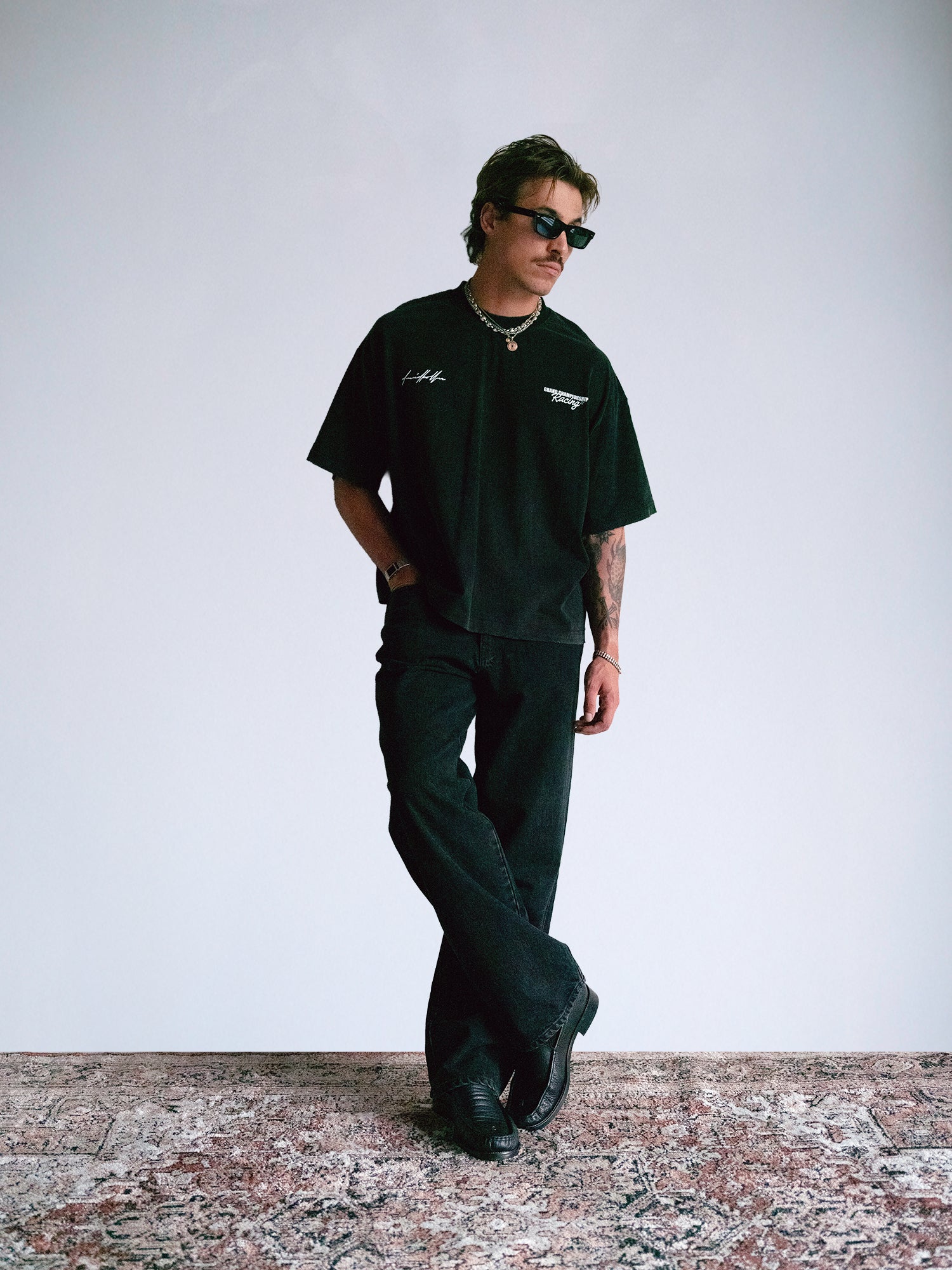 F1 Championship Tee : Caviar Black - BDK