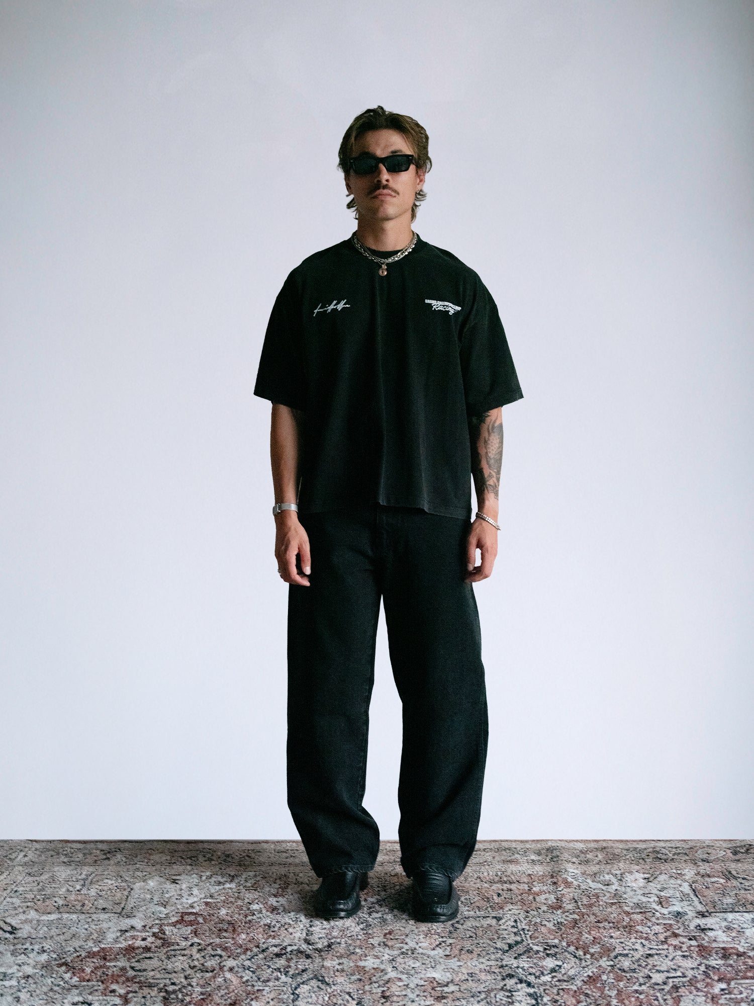 F1 Championship Tee : Caviar Black - BDK