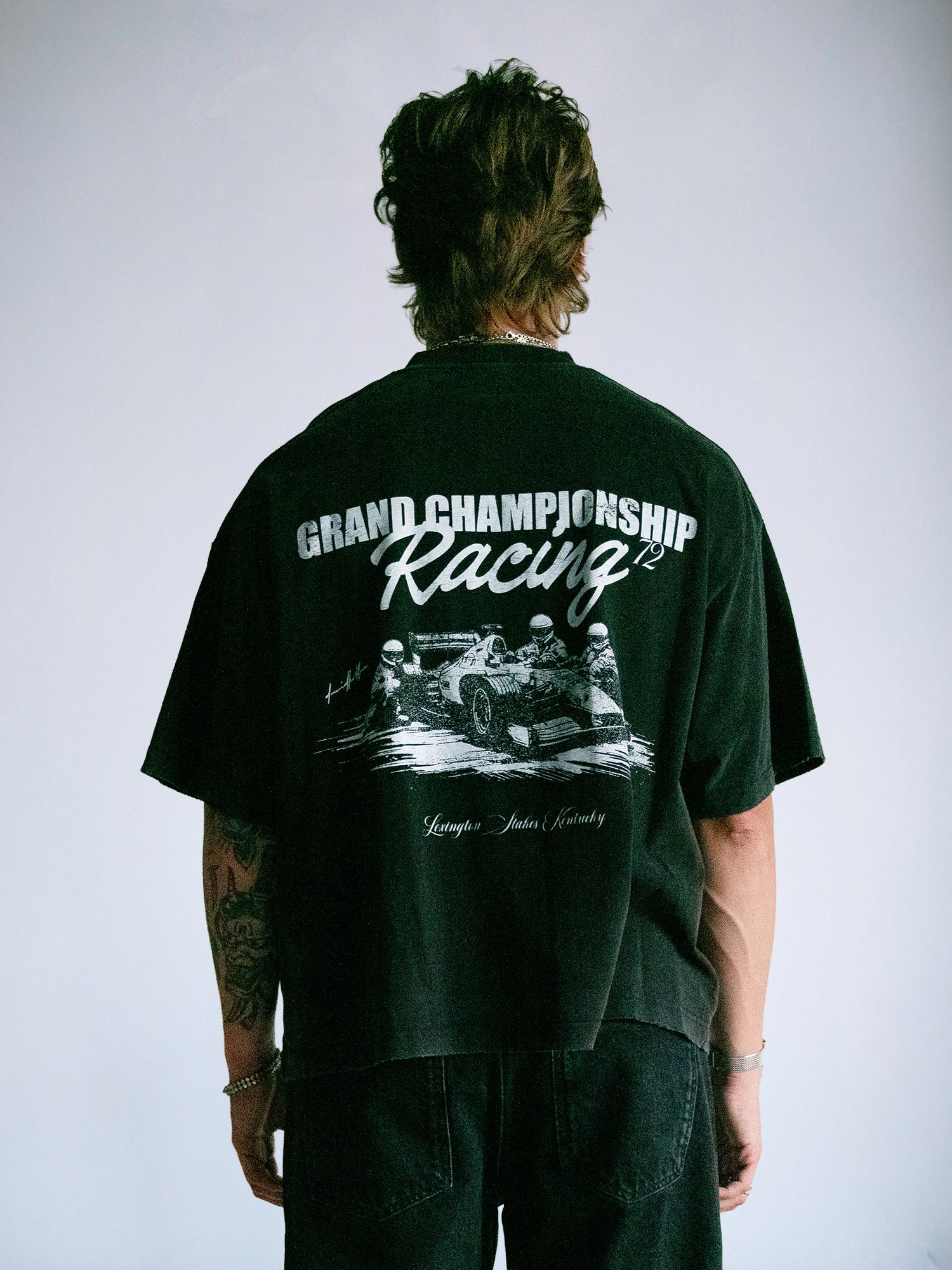 F1 Championship Tee : Caviar Black - BDK