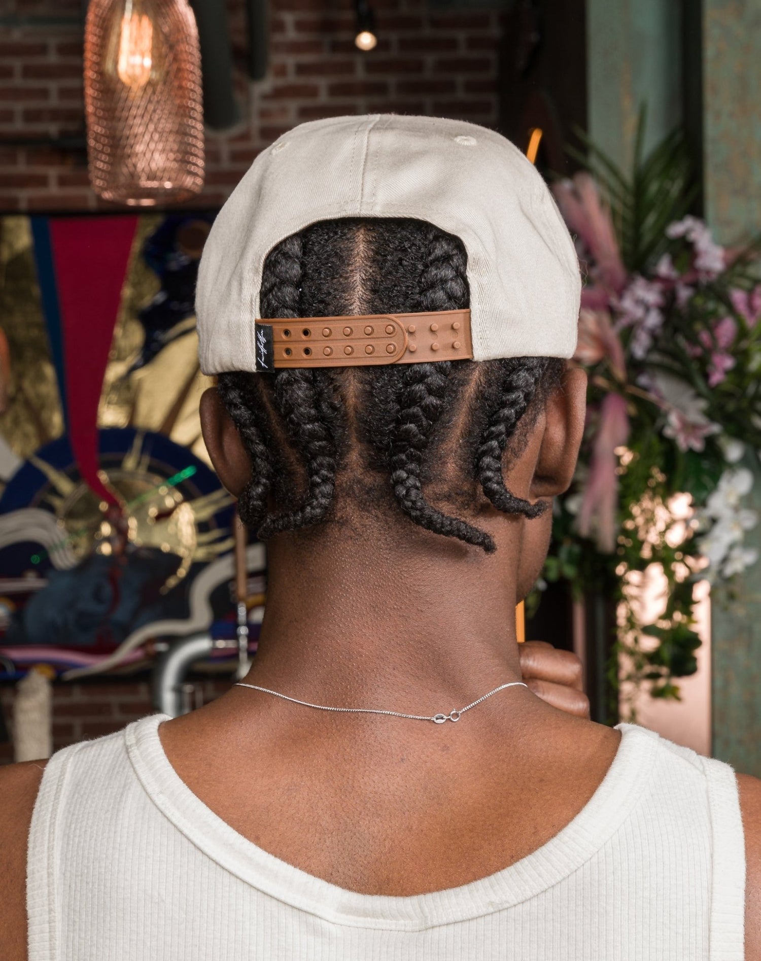 Heartbreak Rodeo Hat : Off White/Chocolate Brown - BDK