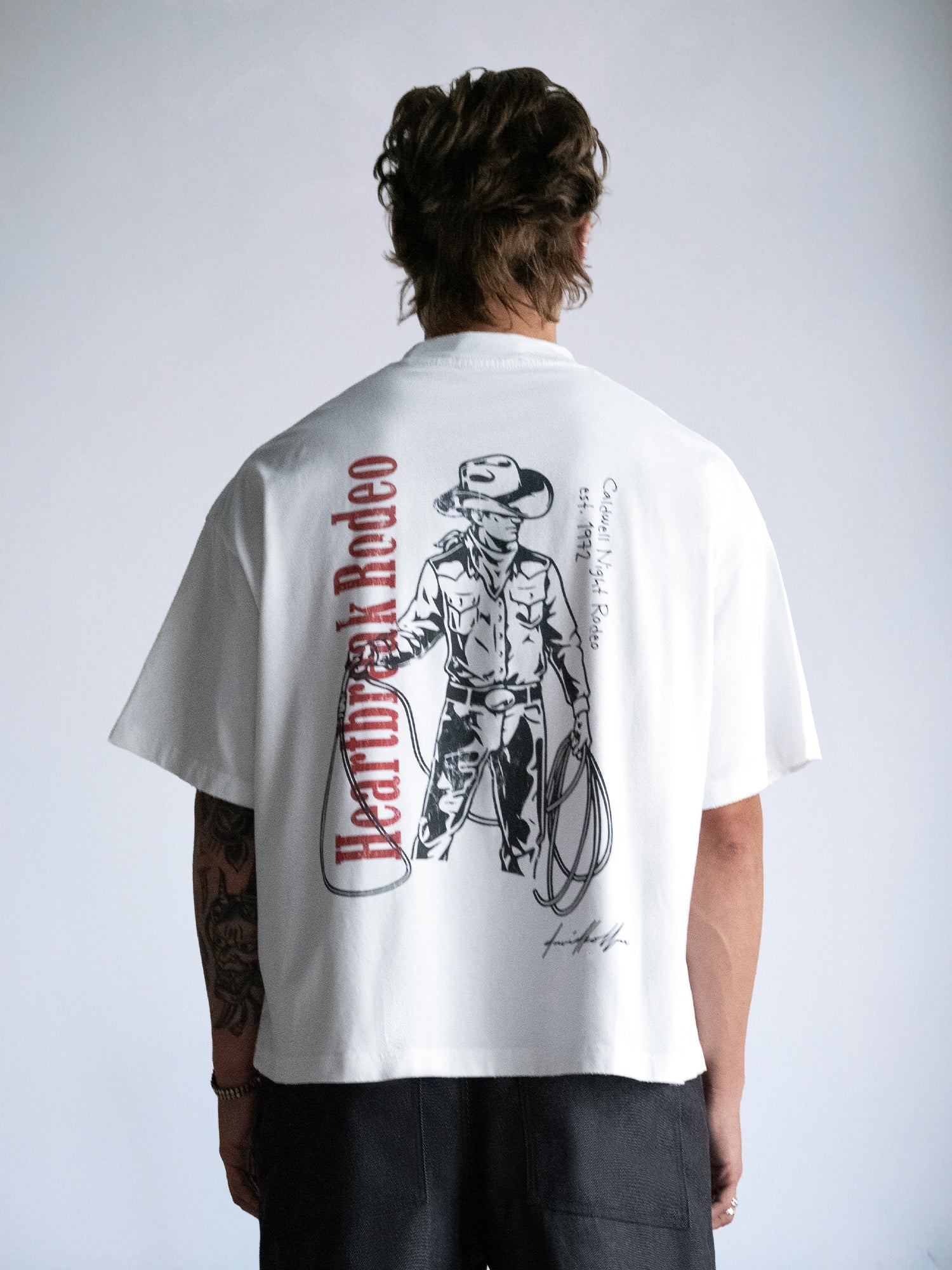 Heartbreak Rodeo Tee : Off White - BDK