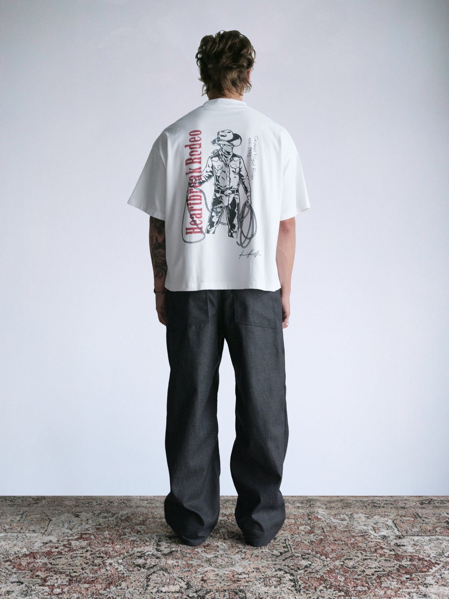 Heartbreak Rodeo Tee : Off White - BDK