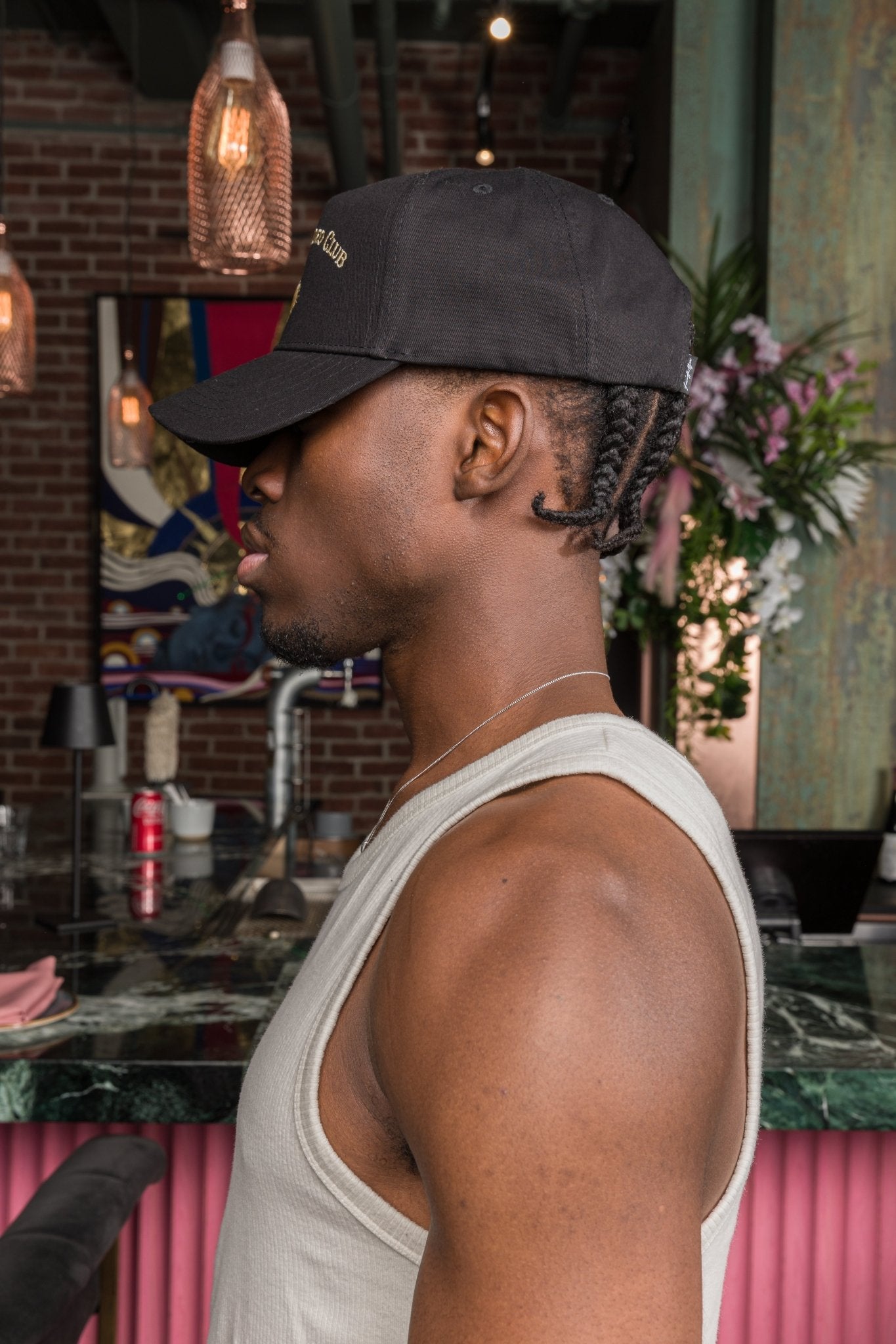 Sunset Rodeo Club Hat : Black/ Cream - BDK