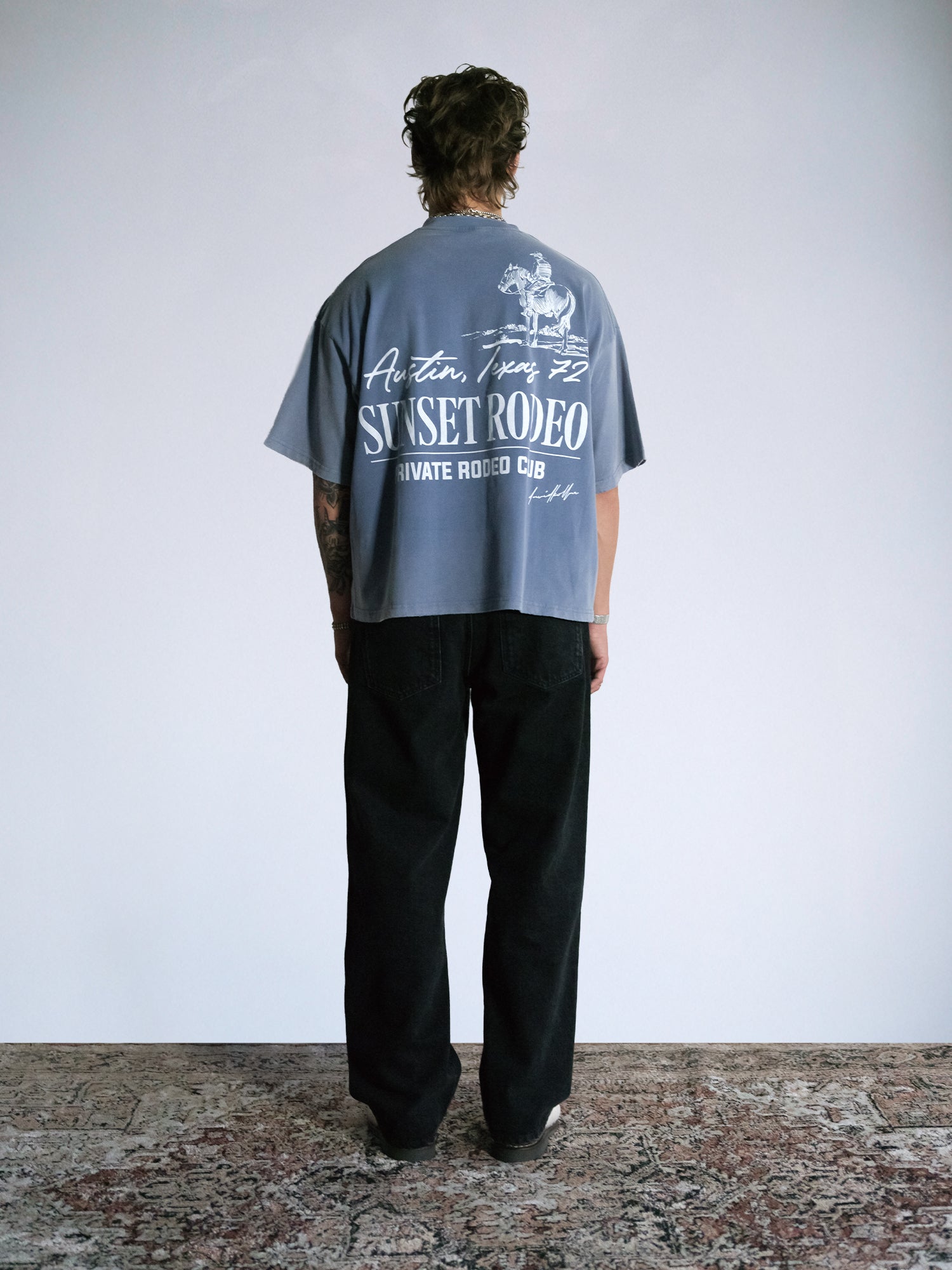Texas 72 Tee : Cobalt Blue - BDK