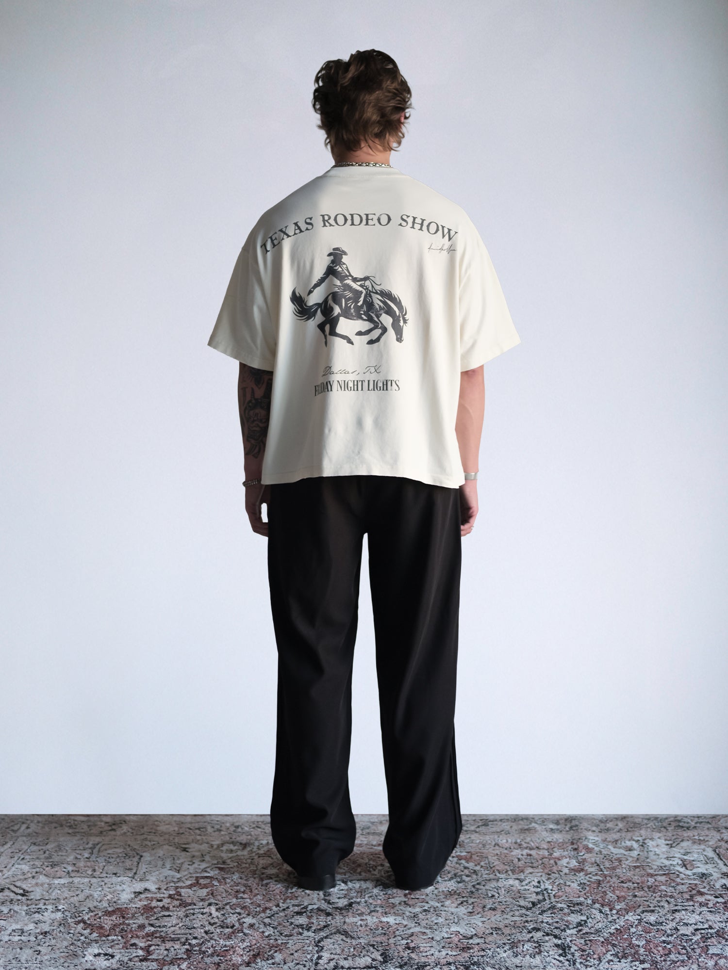 Texas Rodeo Show Tee : Off White - BDK