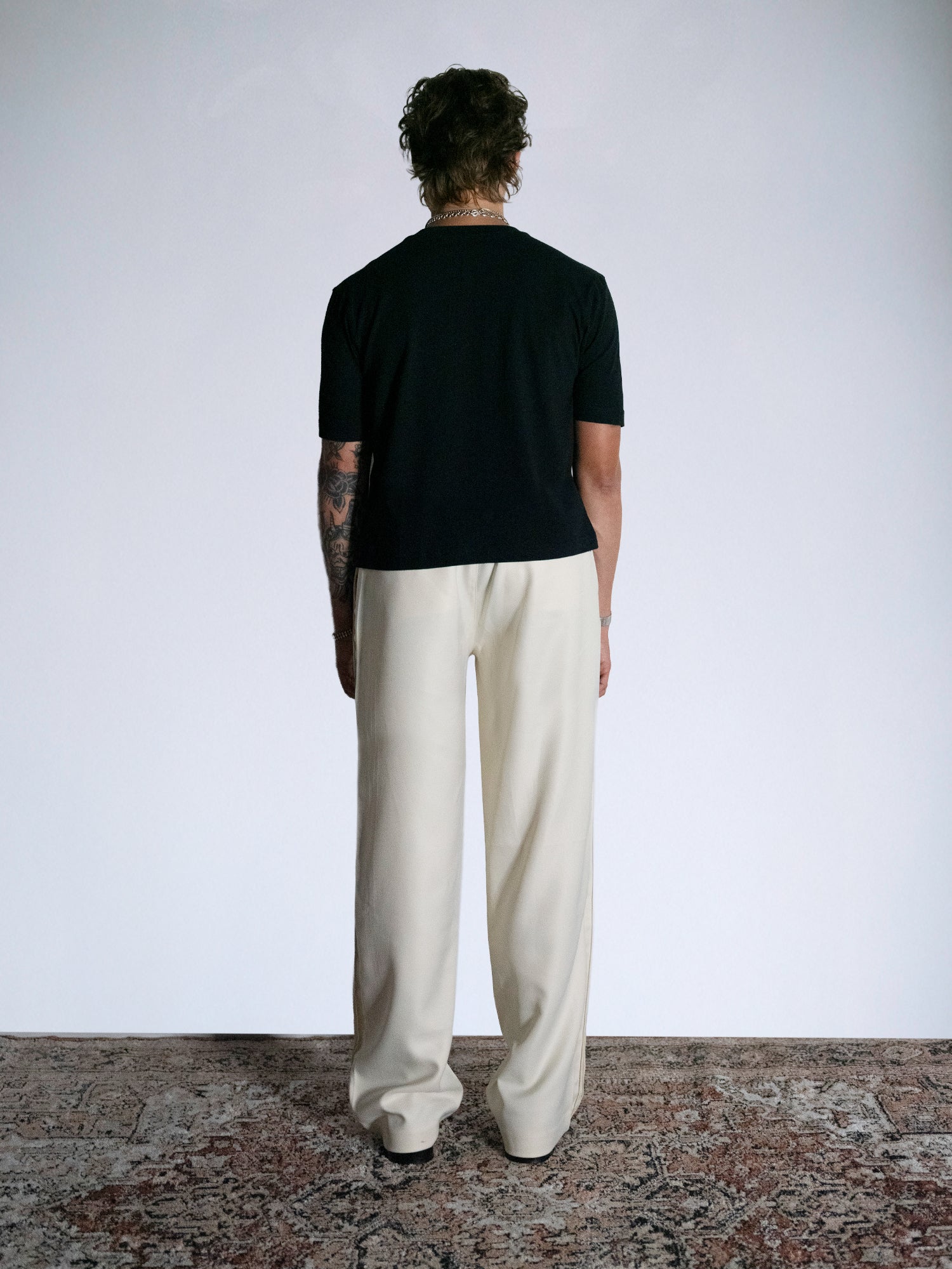 The Crew Fitted Tee : Black - BDK
