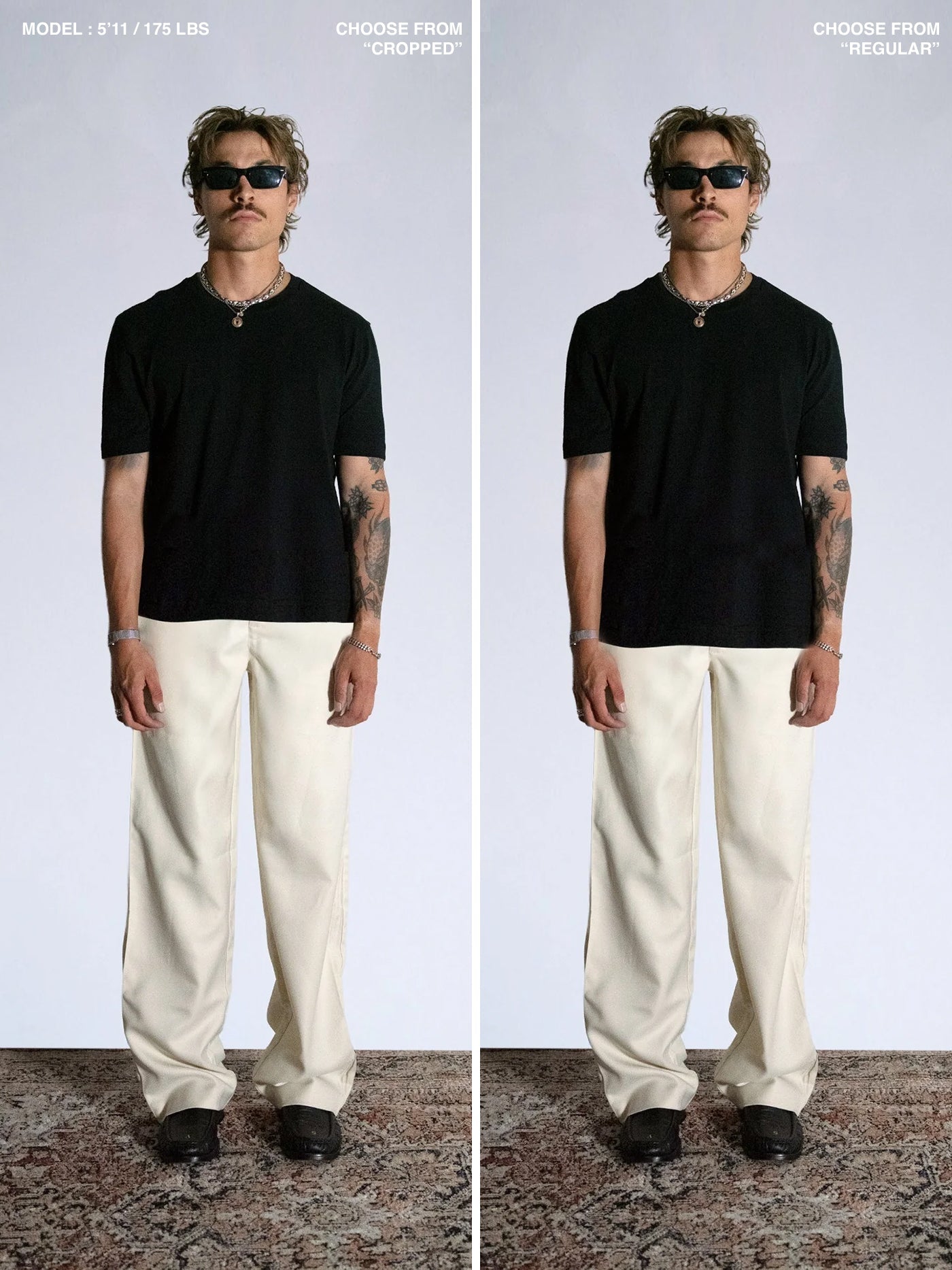 The Crew Fitted Tee : Black - BDK