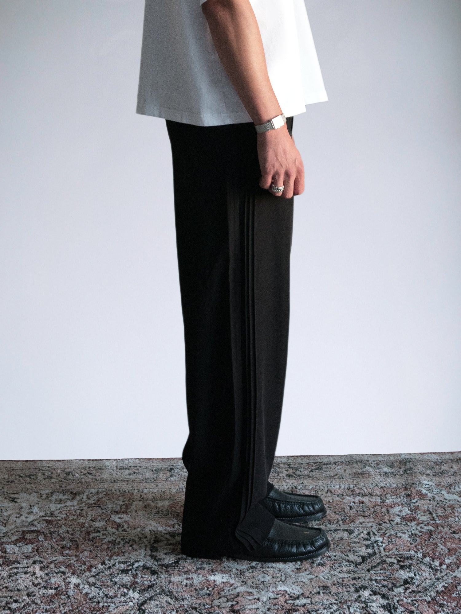 The Flow Trousers : Black - BDK