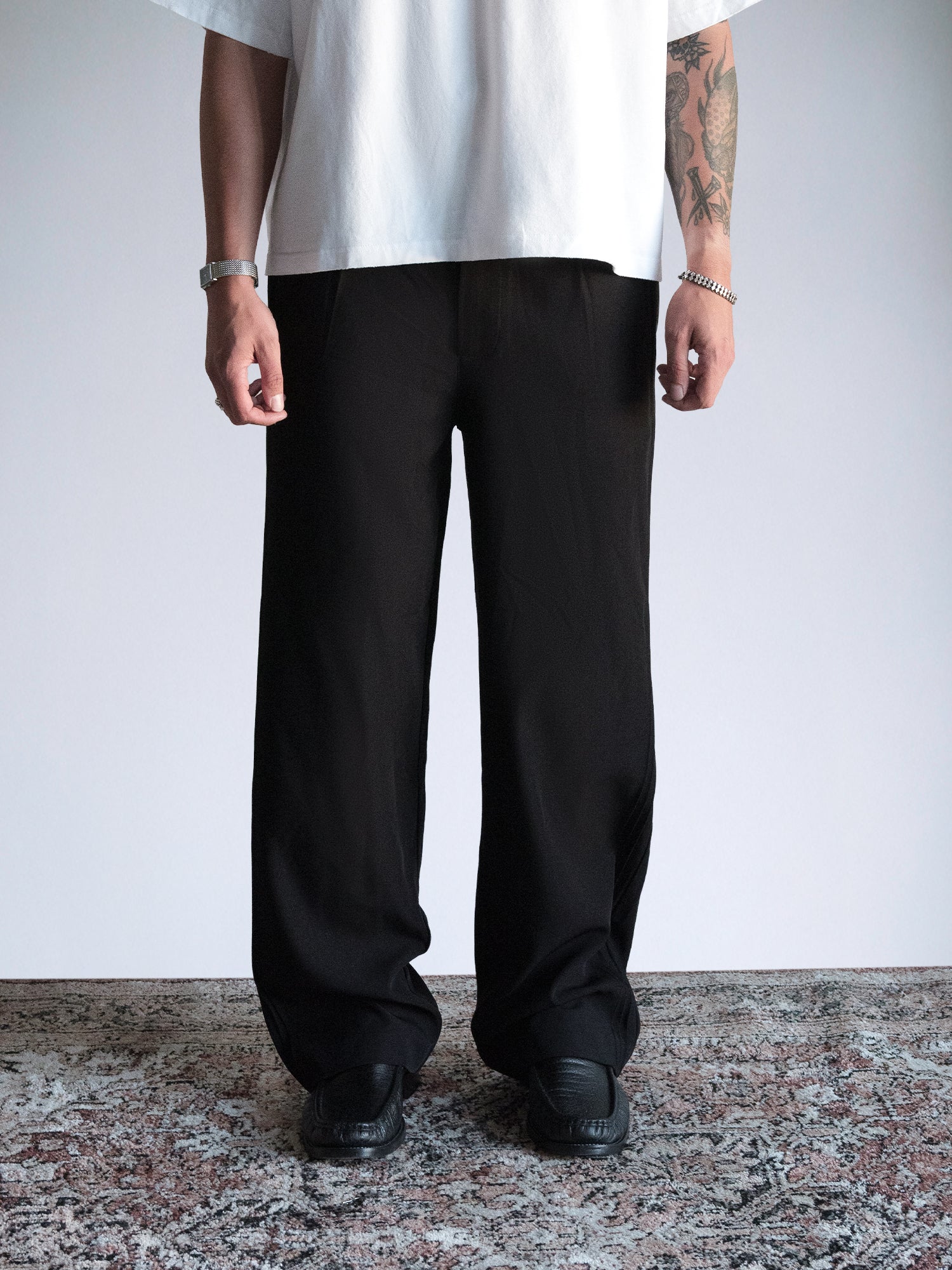 The Flow Trousers : Black - BDK