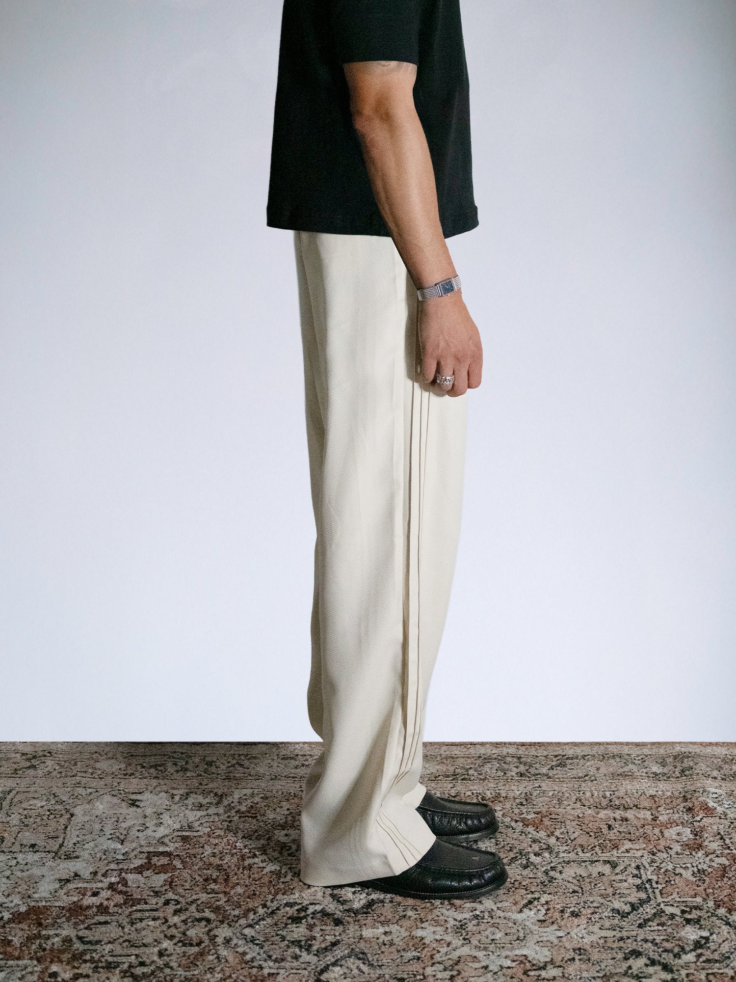 The Flow Trousers : Off White - BDK
