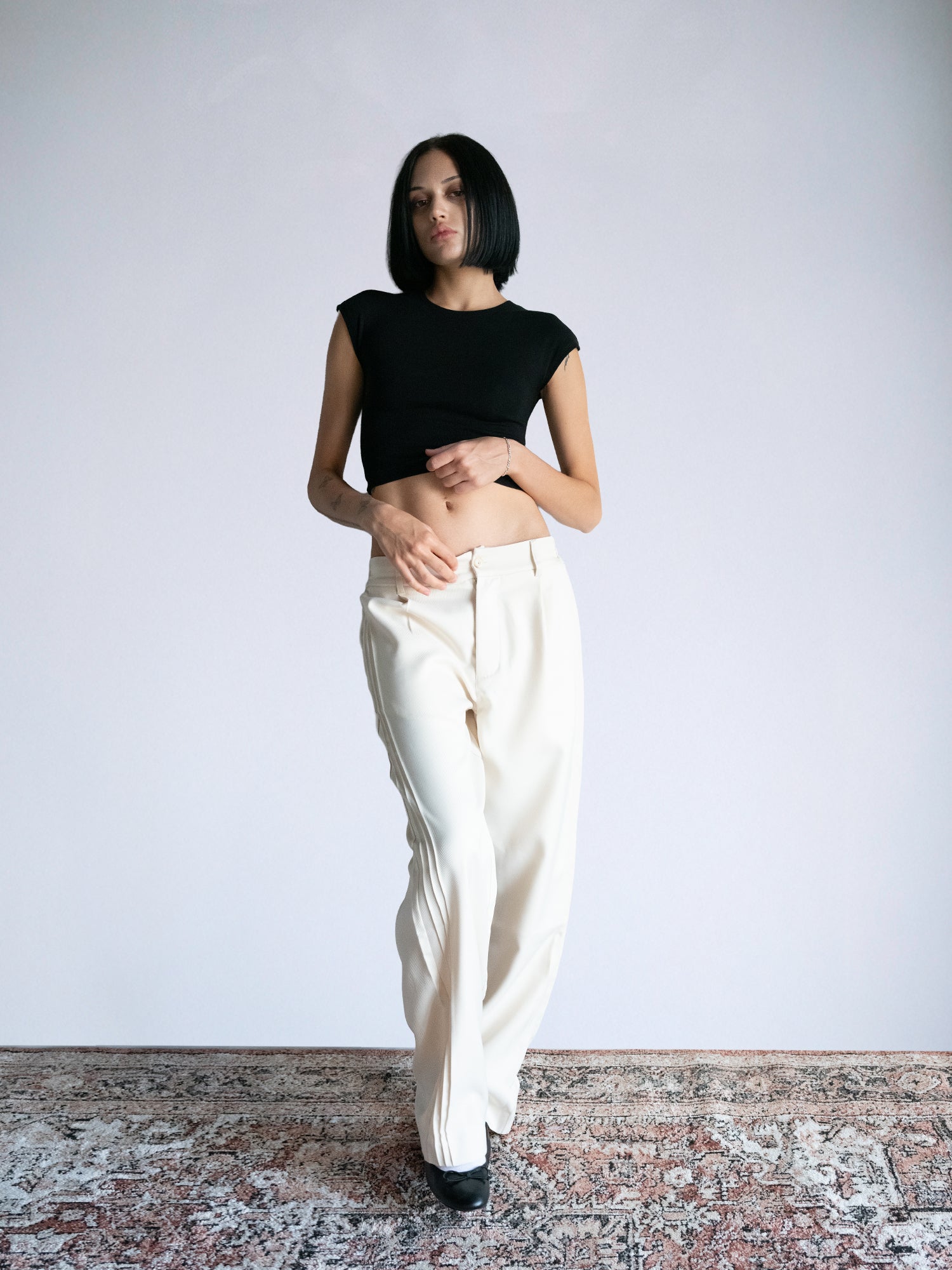 The Flow Trousers : Off White - BDK